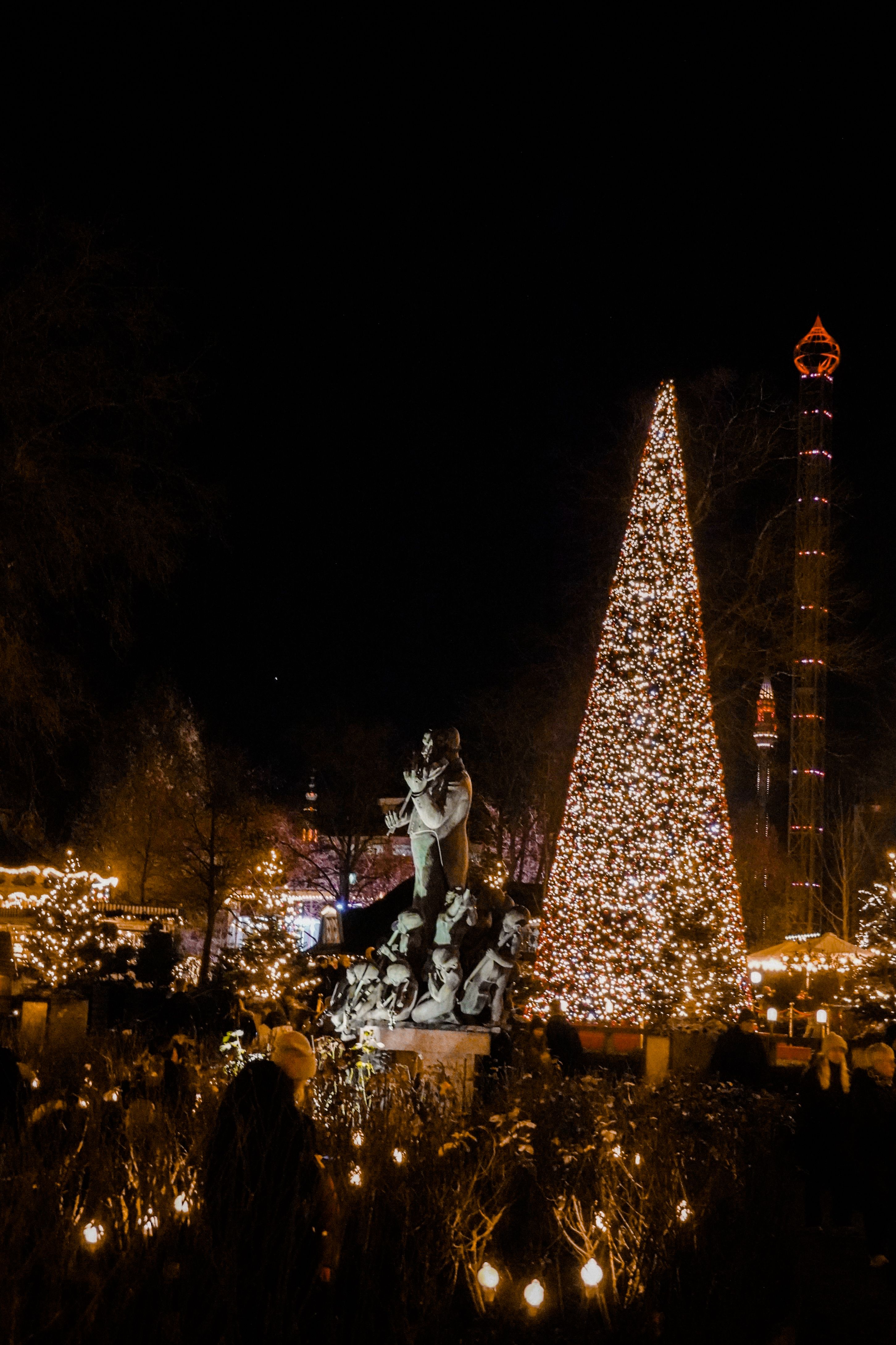 Tivoli Gardens at Christmas in Copenhagen