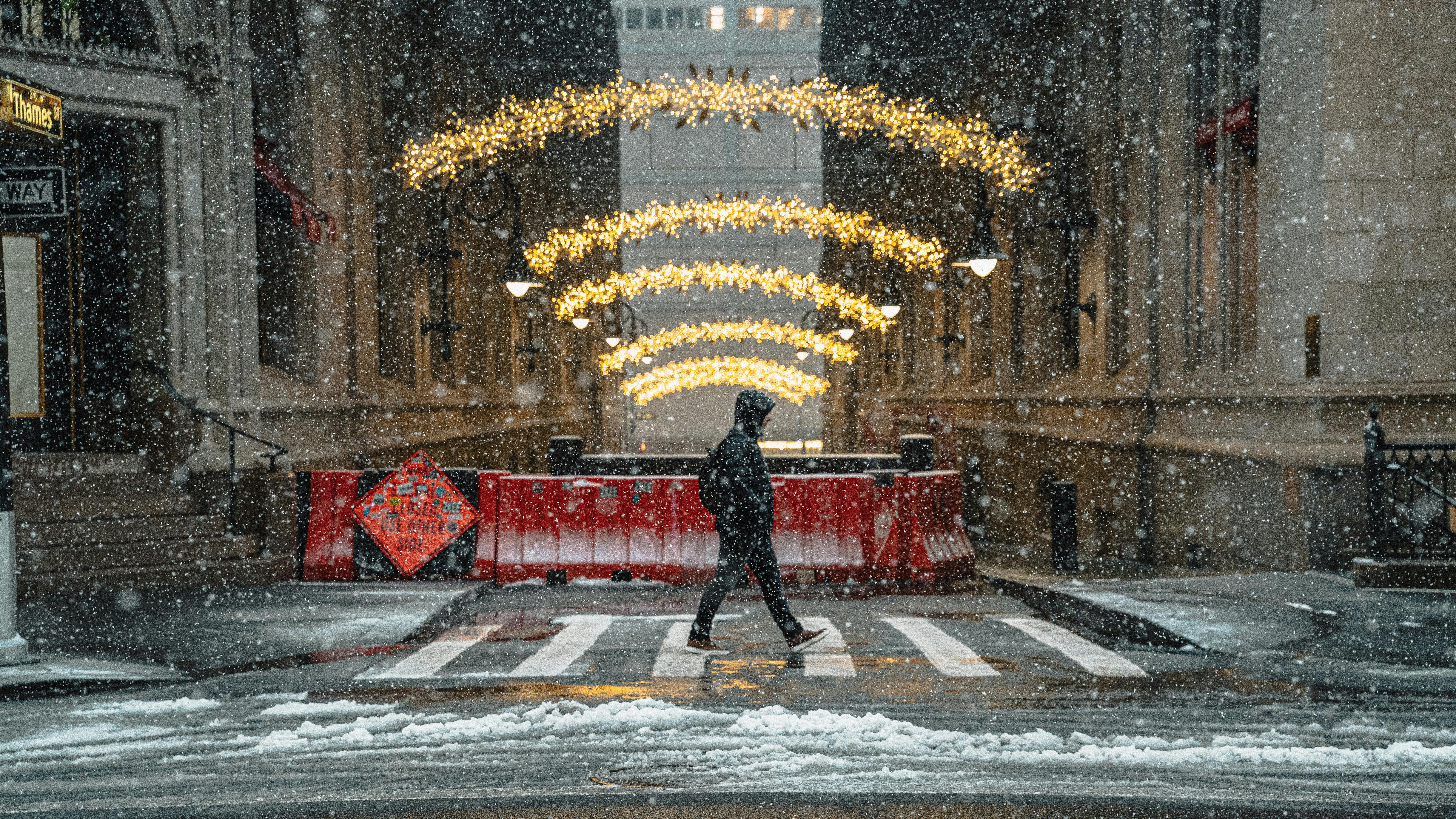 Snow-covered New York City during the 2026 Nor'easter - 2026 Nor'easter Snowstorm