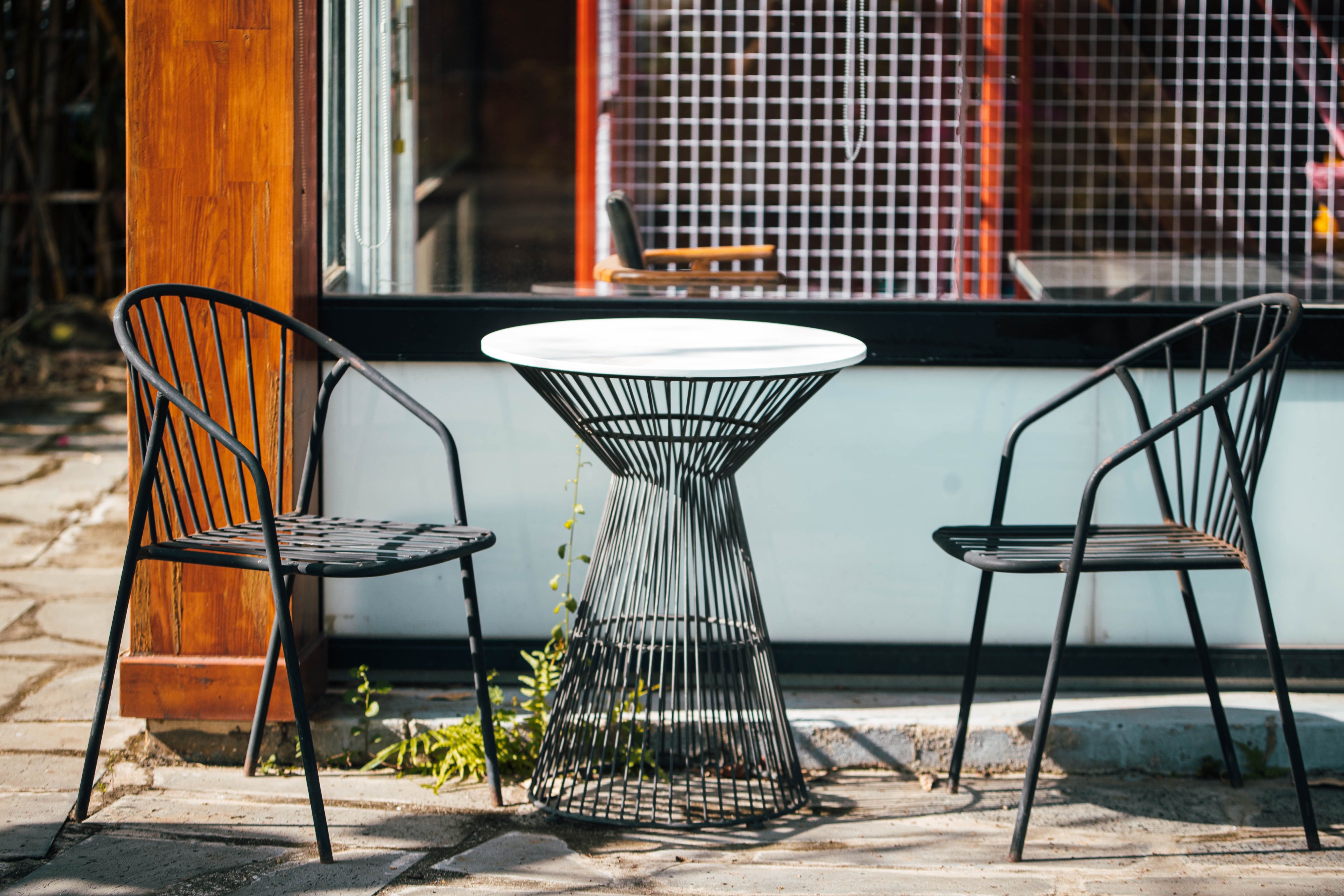 Sunlit terrace