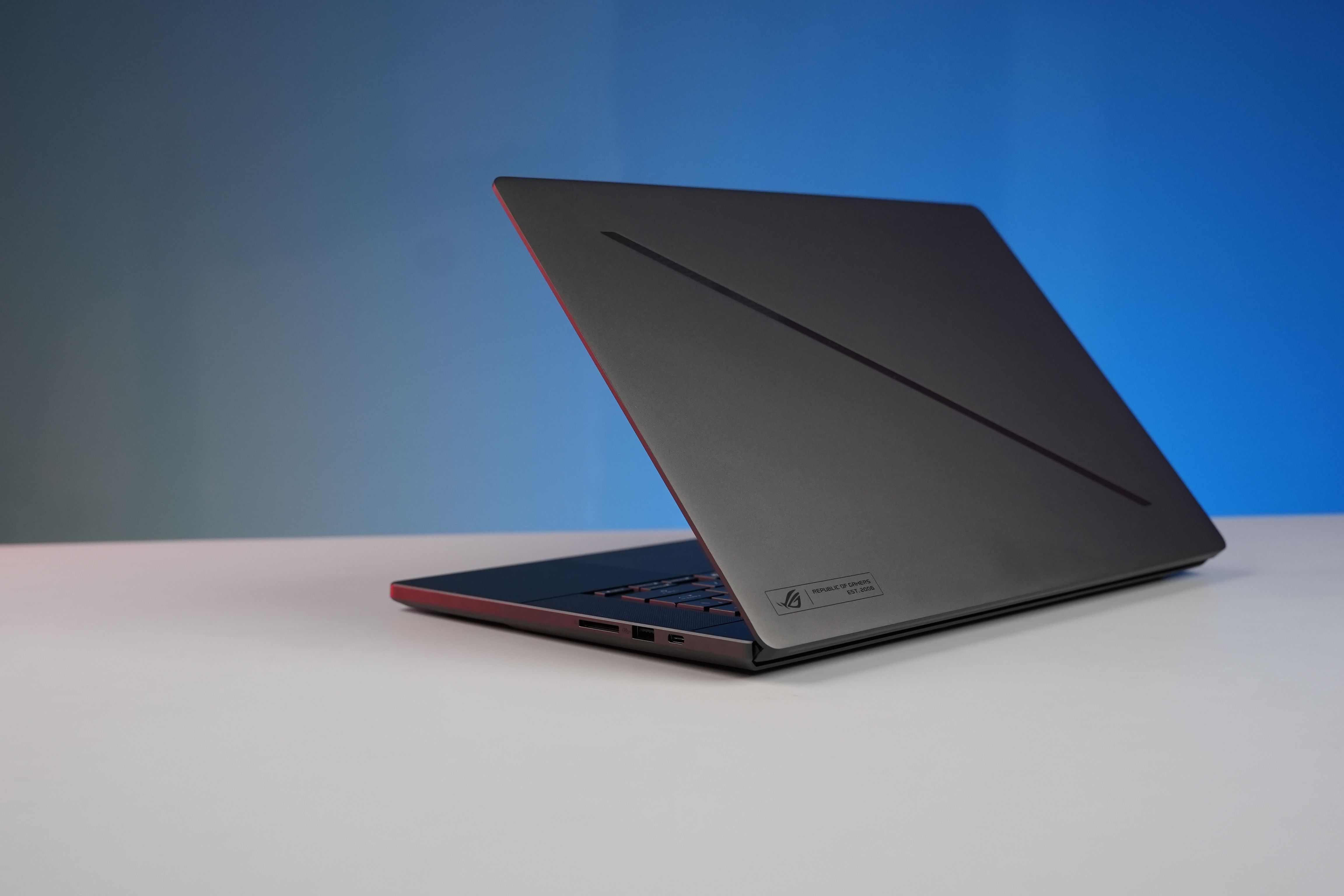 Sleek Modern Laptop on Minimalist Desk