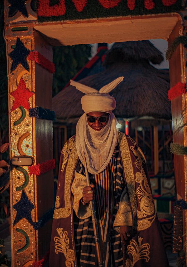 Traditional African Royal Attire Portrait · Free Stock Photo