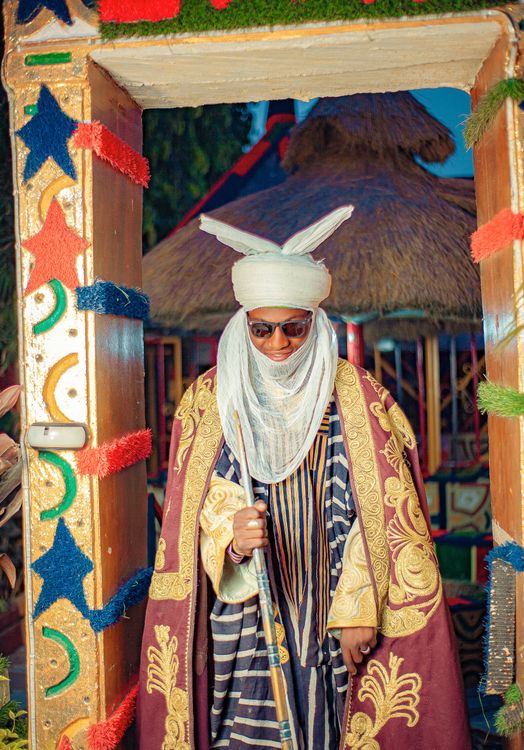 Traditional African Royal Attire Portrait · Free Stock Photo