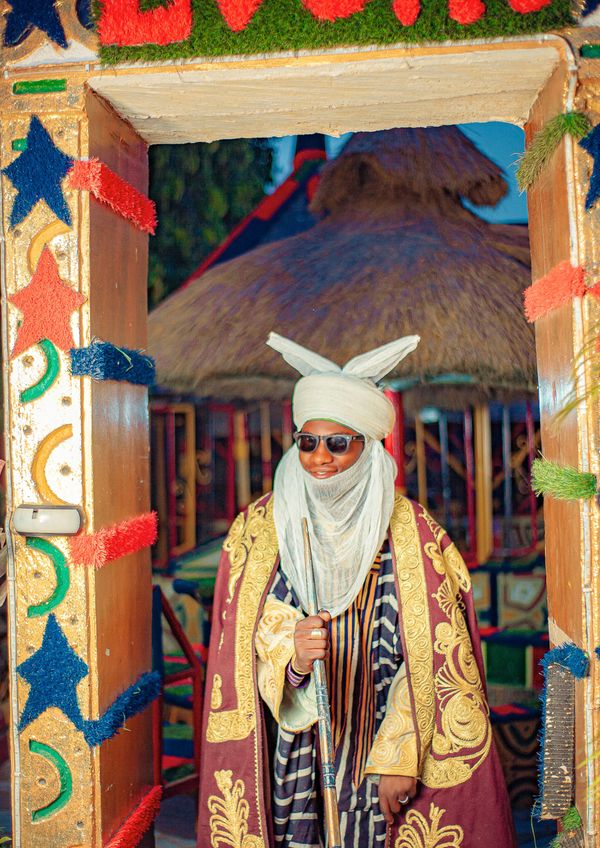 Traditional African Royal Attire Portrait · Free Stock Photo