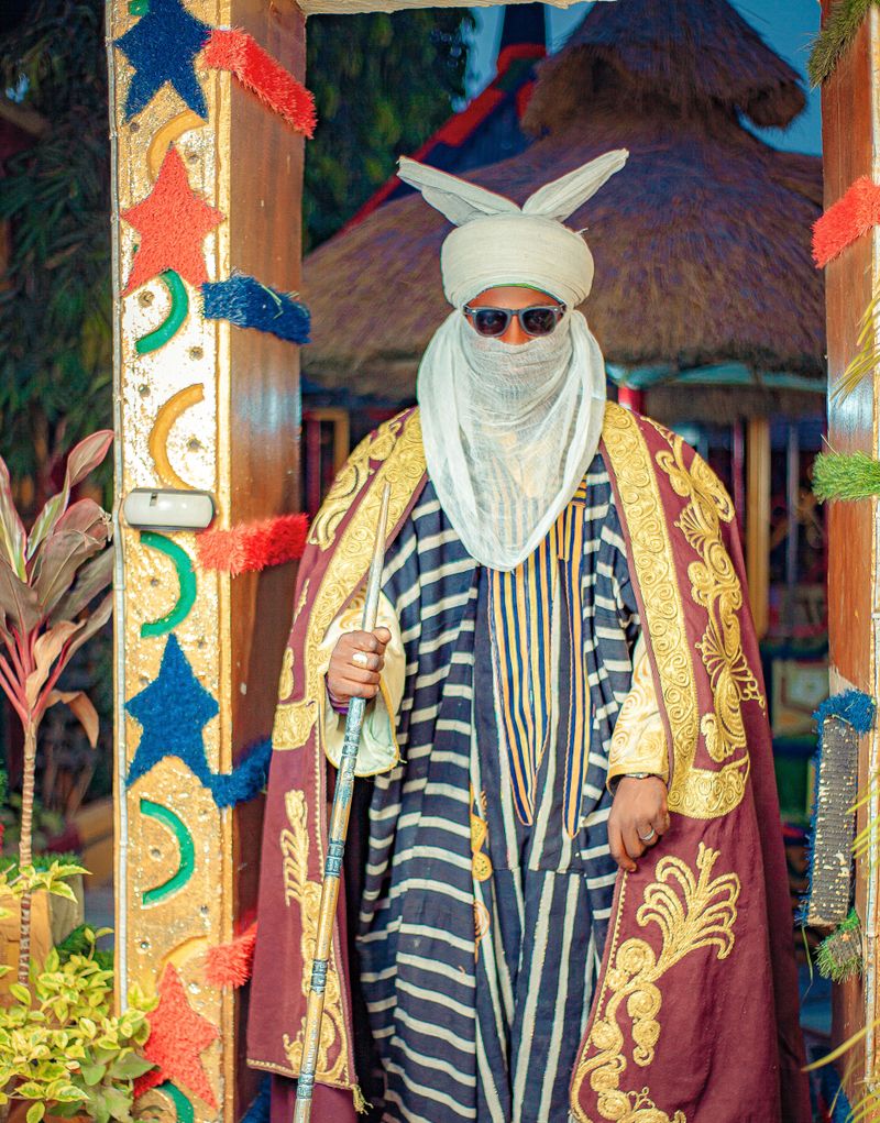 Traditional African Royal Attire Portrait · Free Stock Photo