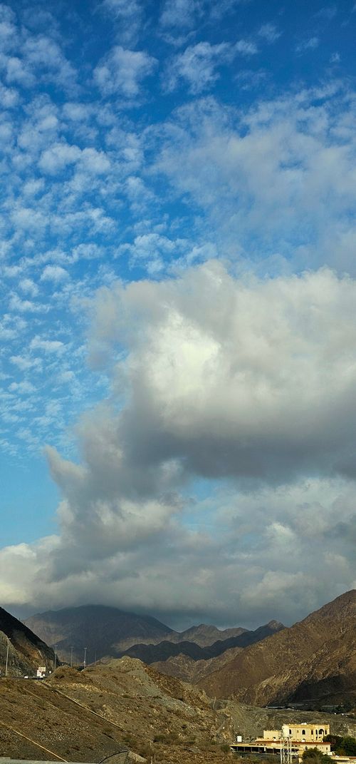 Free sky view  Fujairah United Arab Emirates Stock Photo