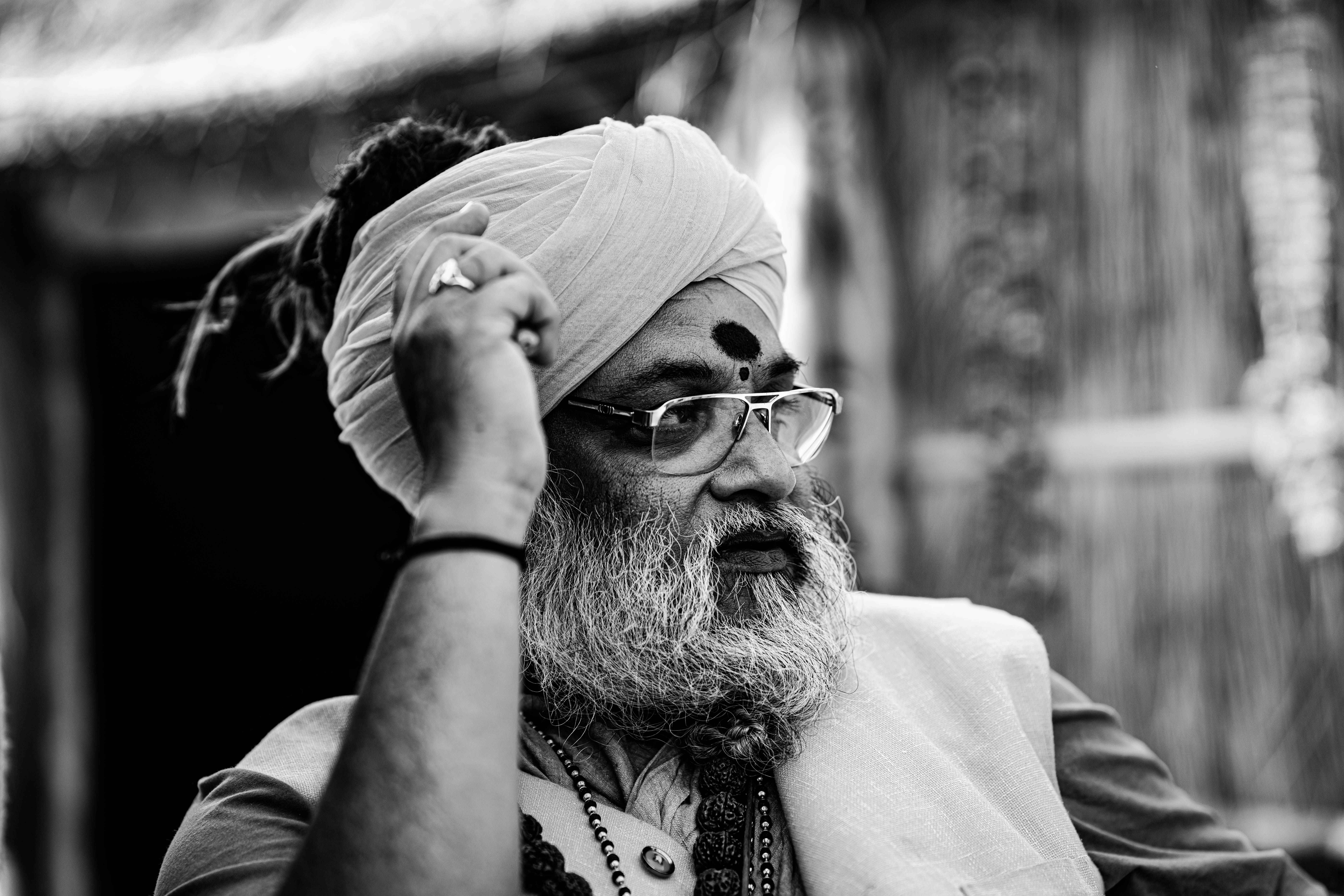 Portrait of a Man in Traditional Indian Attire · Free Stock Photo
