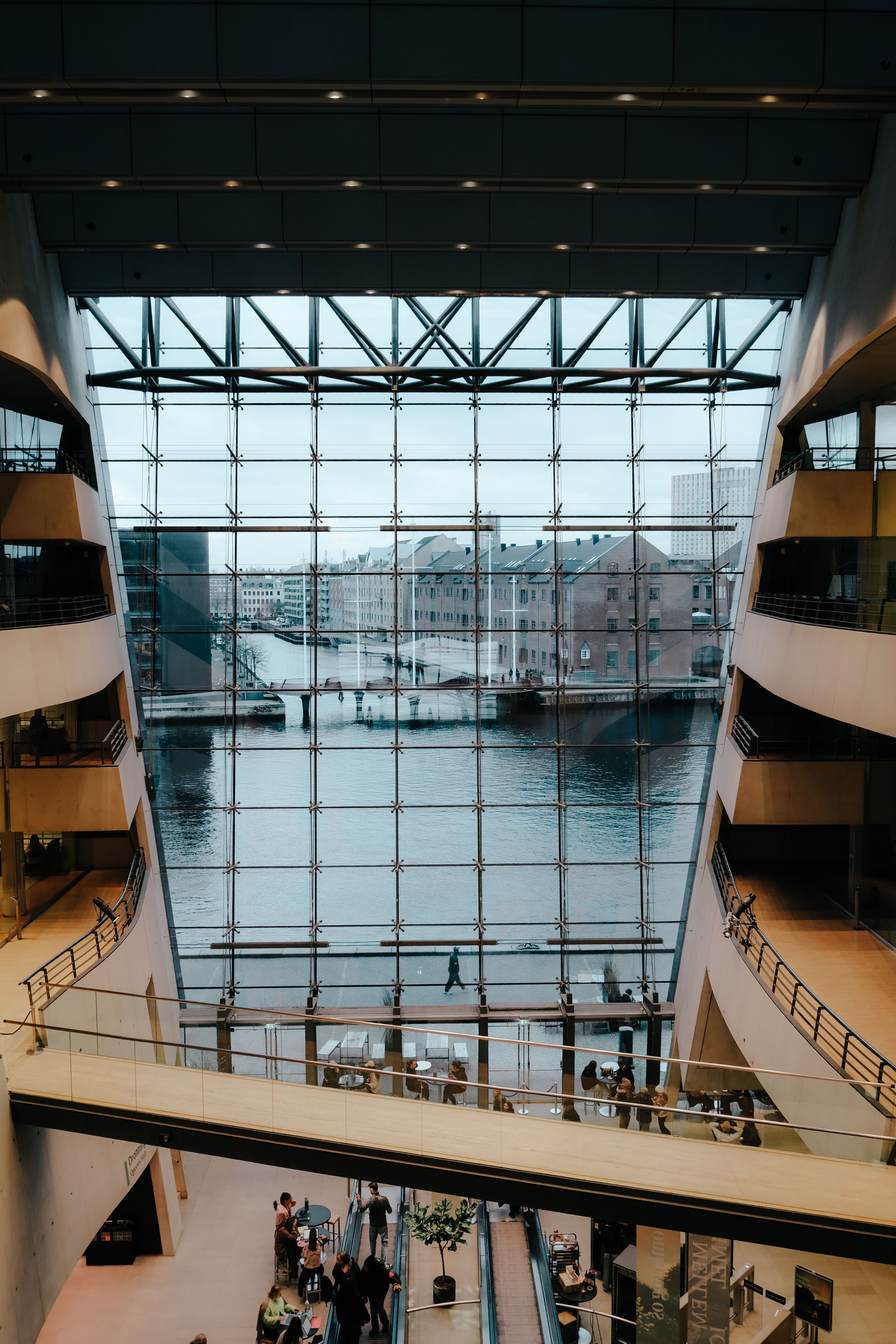 Photo from Inside of the Royal Library Building in Copenhagen, Denmark ...