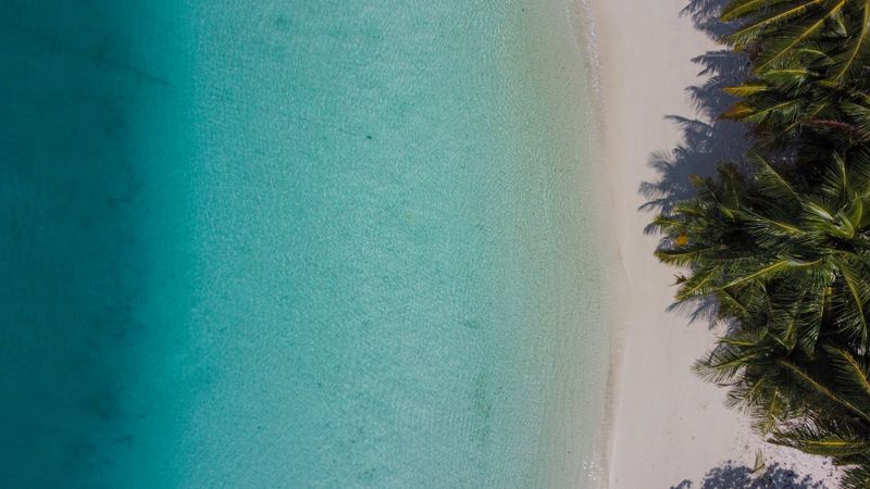 Maldives Beach Break - White sand beach and turquoise waters