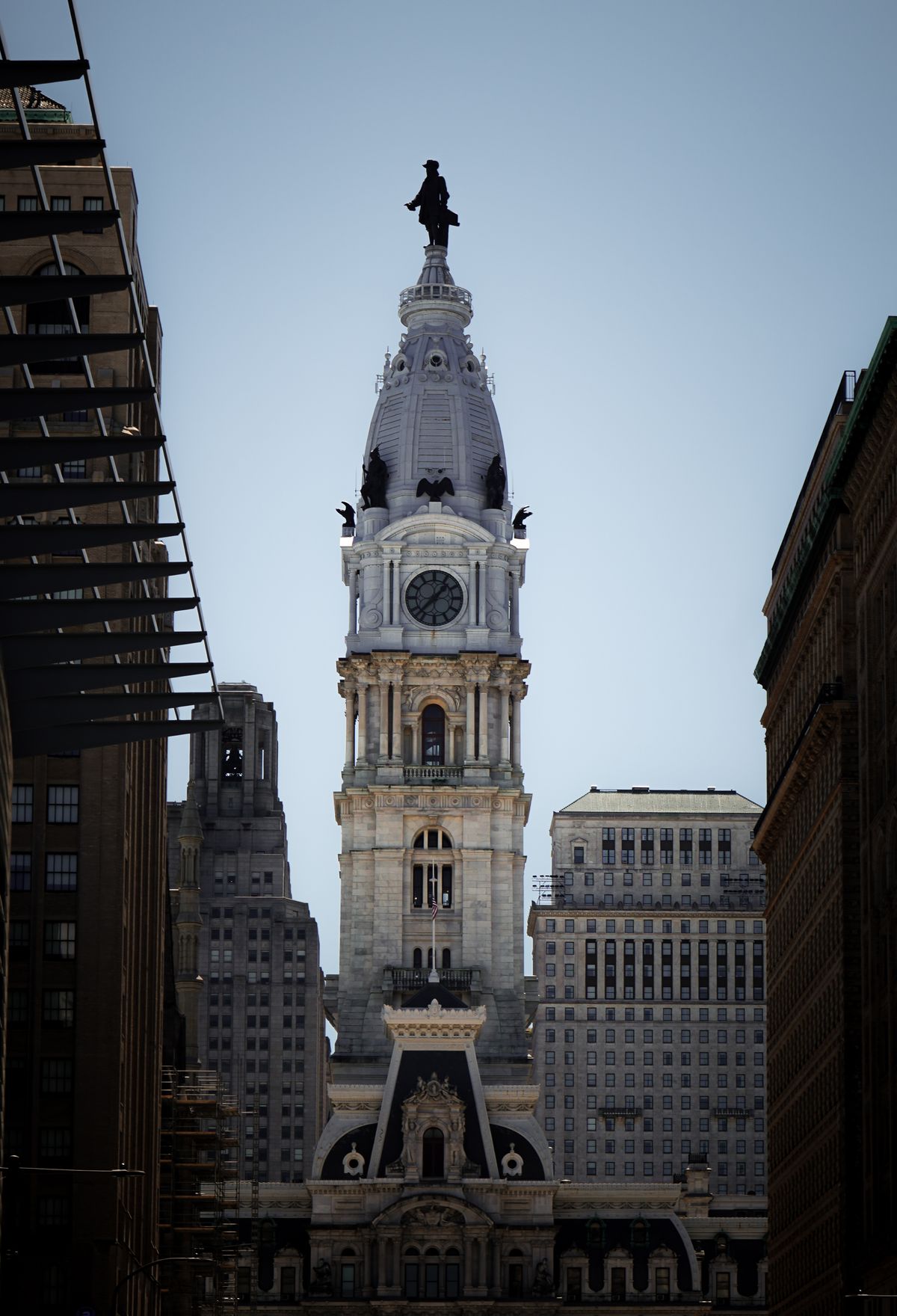 Tower of a City Hall in Philadelphia · Free Stock Photo