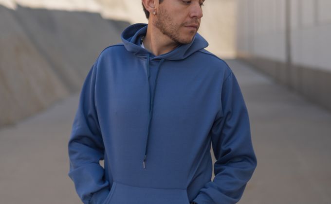 Track pants and casual shorts from a men's clothing store in Bibwewadi