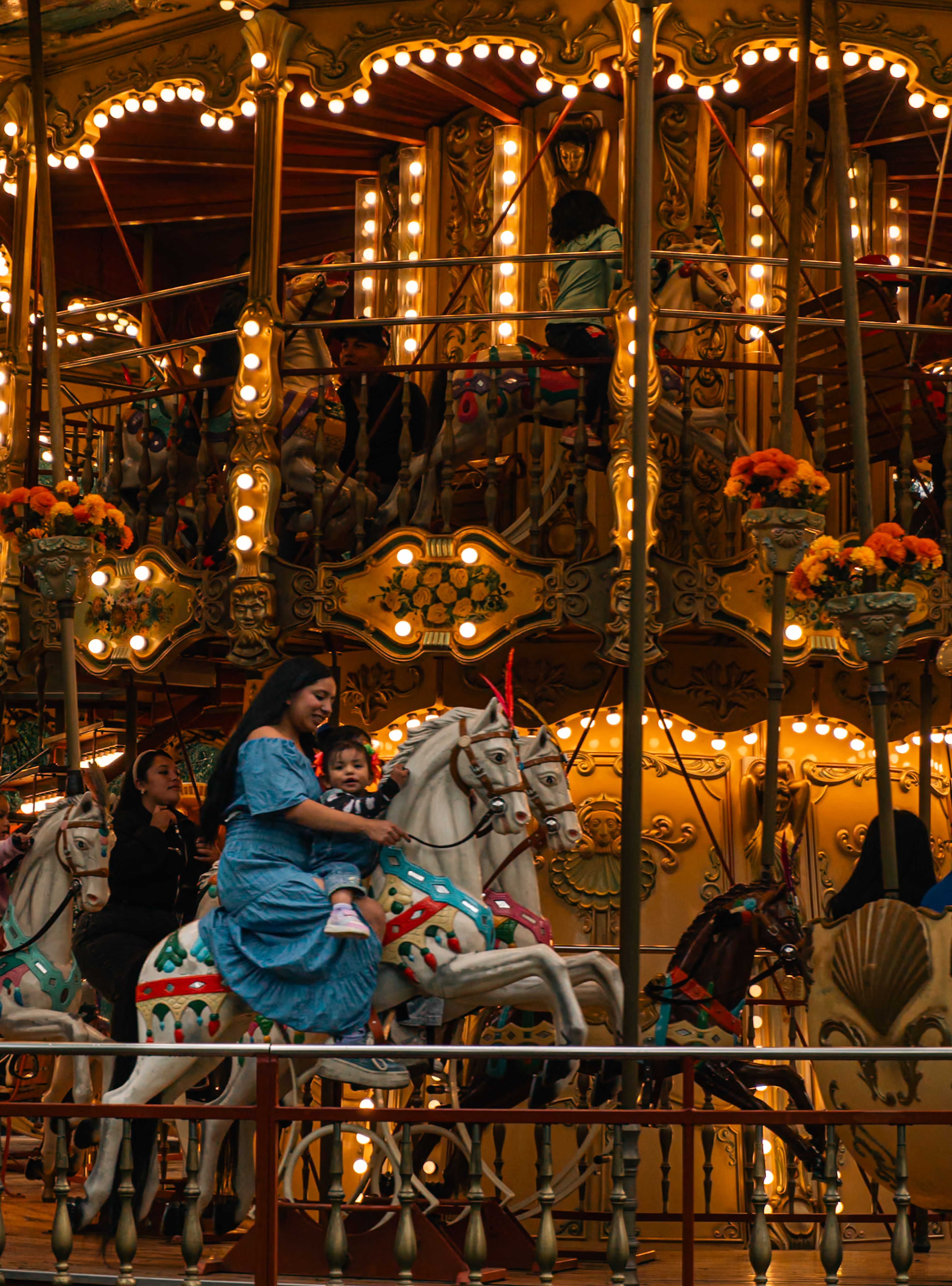 Child On A Carousel Ride Photos, Download The BEST Free Child On A ...