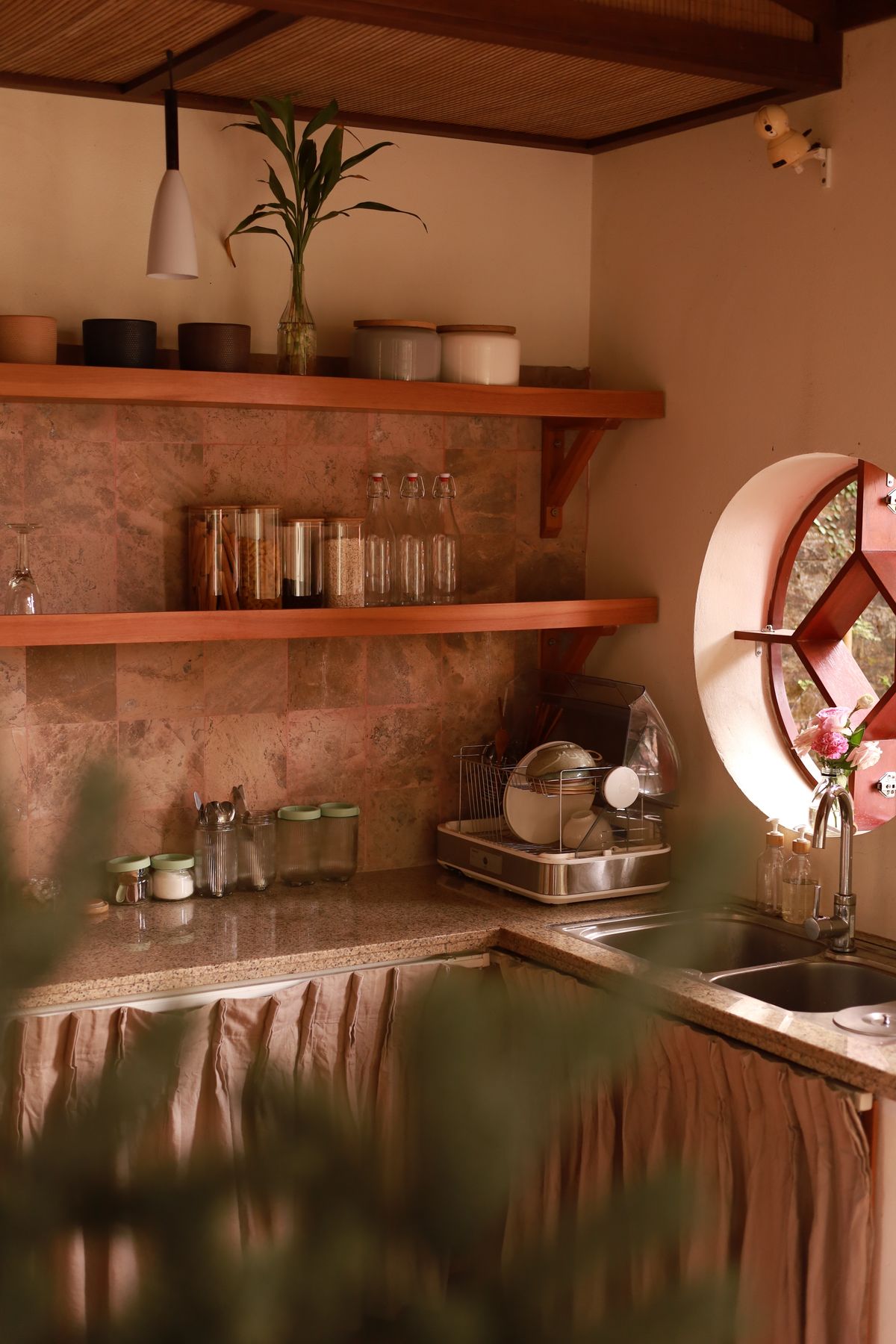 Cozy Rustic Kitchen Interior in Vietnam · Free Stock Photo