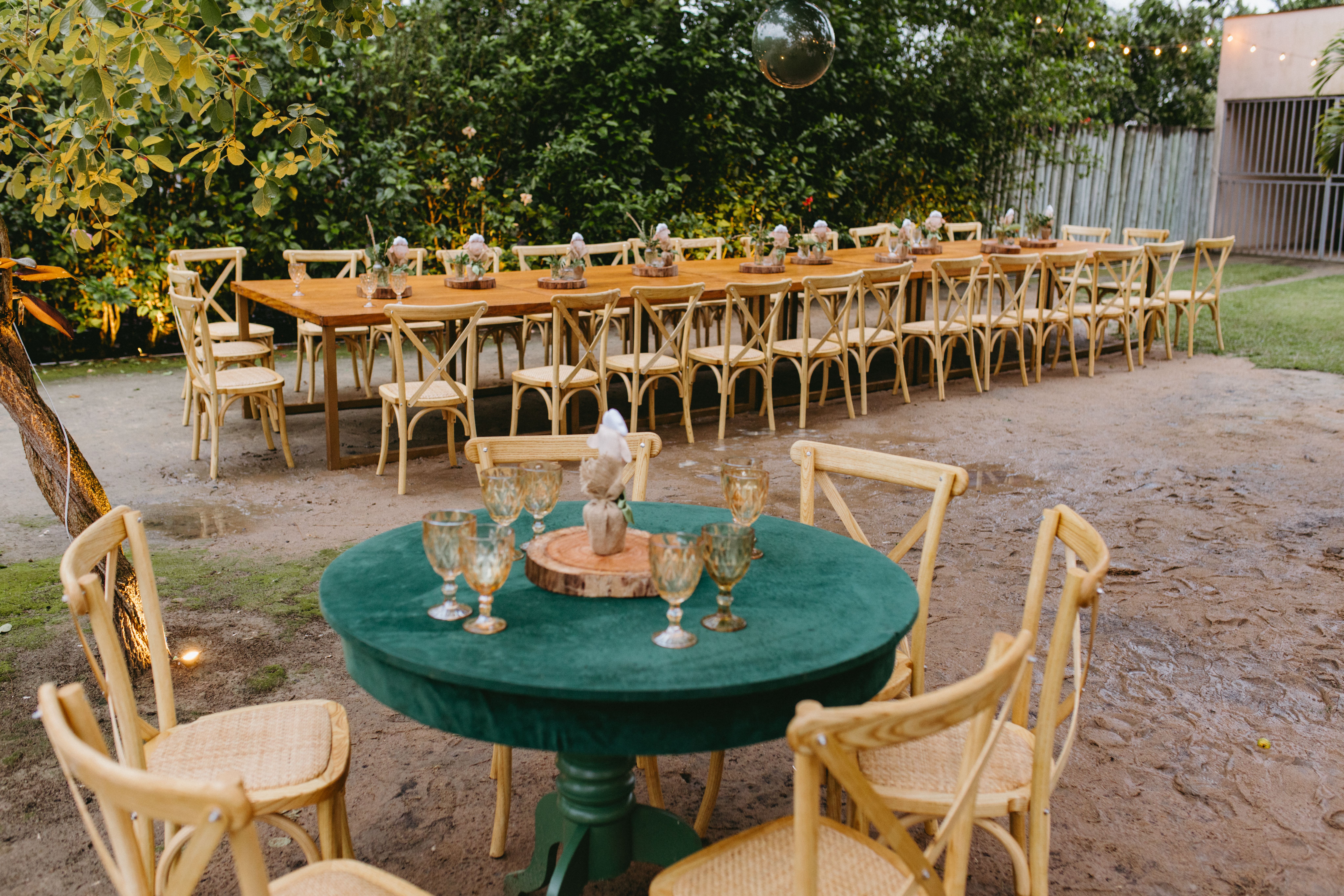 decorated dining and entertainment environment