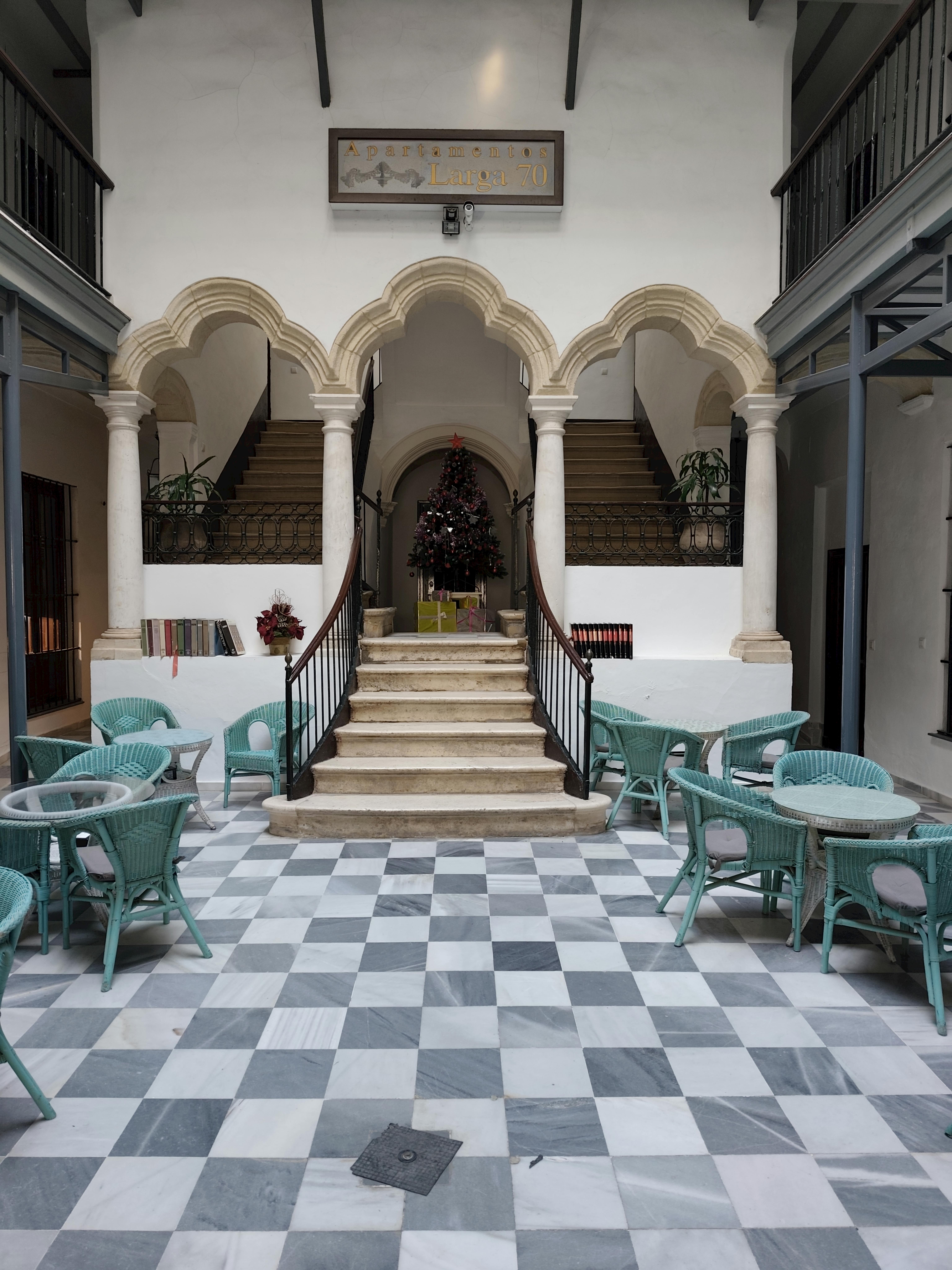 patio interior de la casa palacio