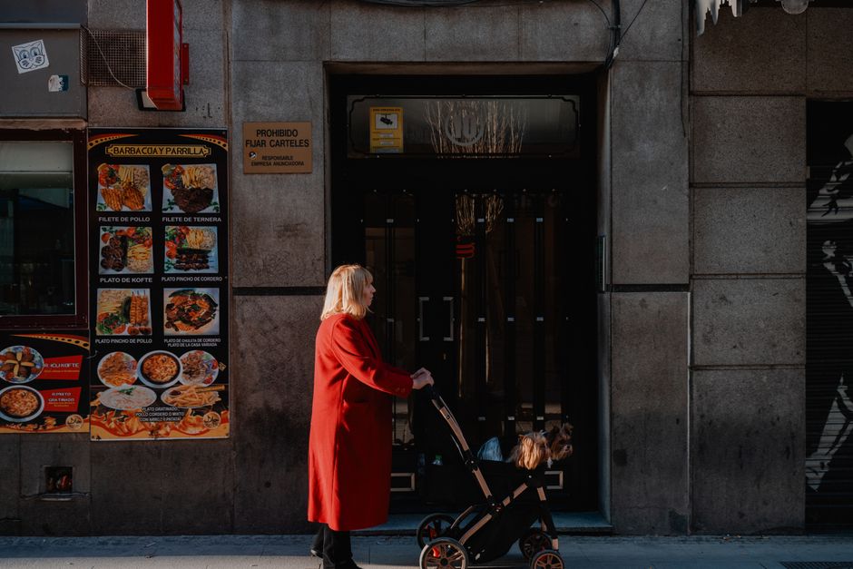 Interfaz de usuario optimizada para menú digital en restaurante español