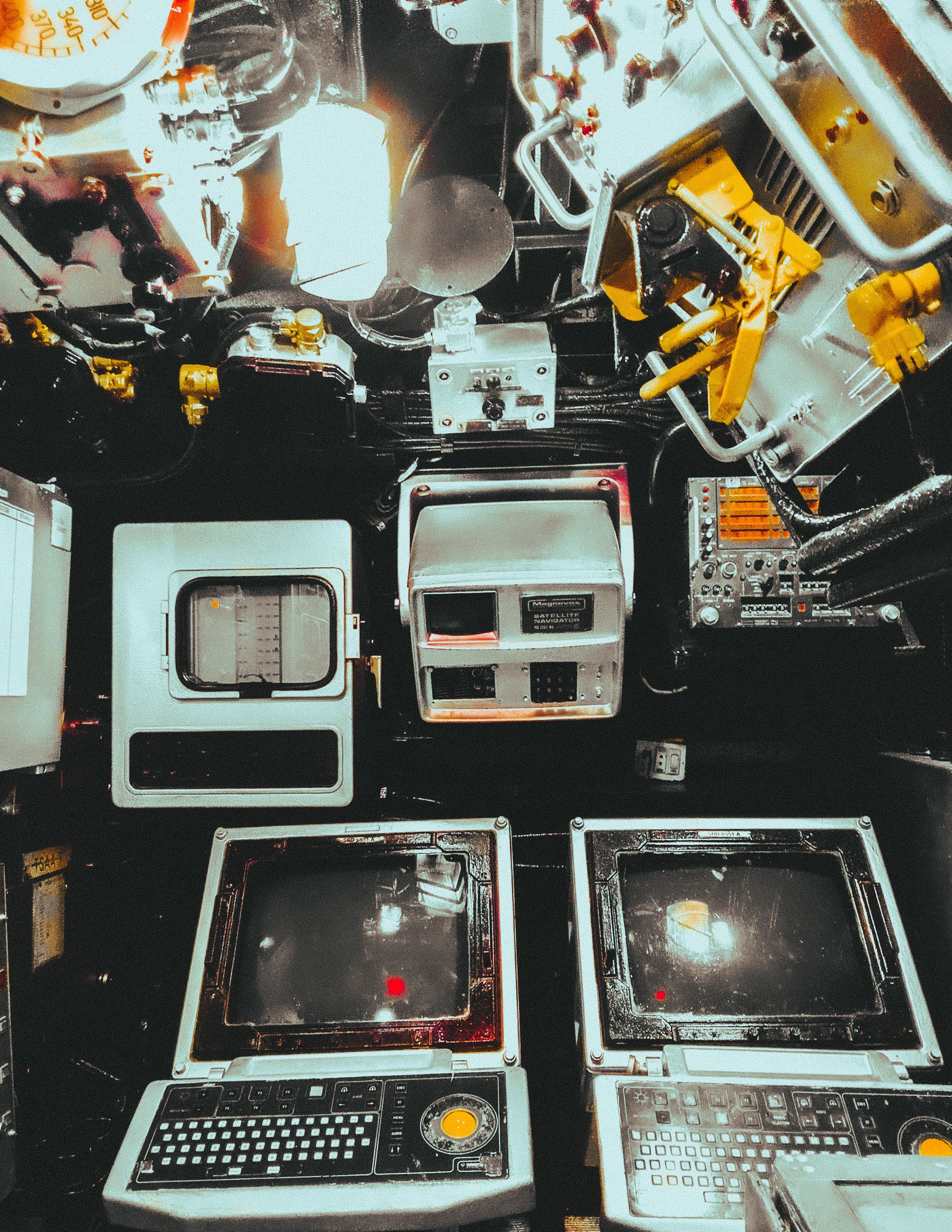 A character interacting with a terminal in the new Obsidian Fallout game to navigate the faction reputation system.