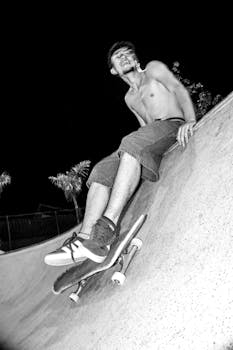 A skateboarder enjoying a thrilling night ride at a skatepark in São Paulo, Brazil.