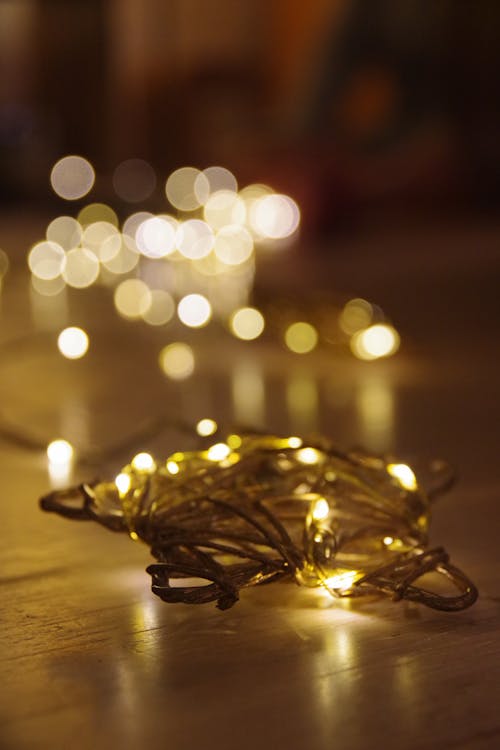 Kostnadsfri bild av bokeh, feljus, julbelysning
