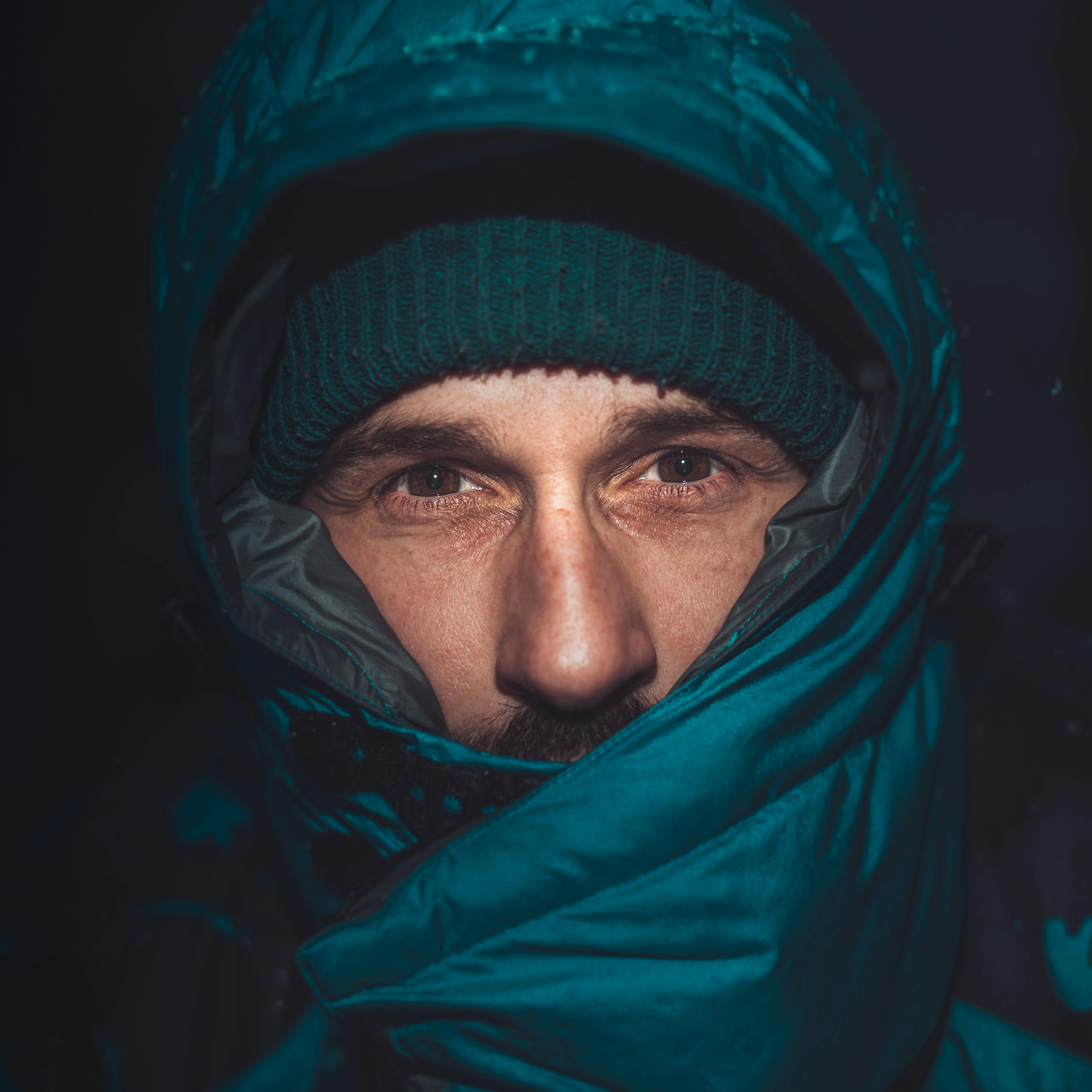 Man Wearing Blue Bubble Coat · Free Stock Photo