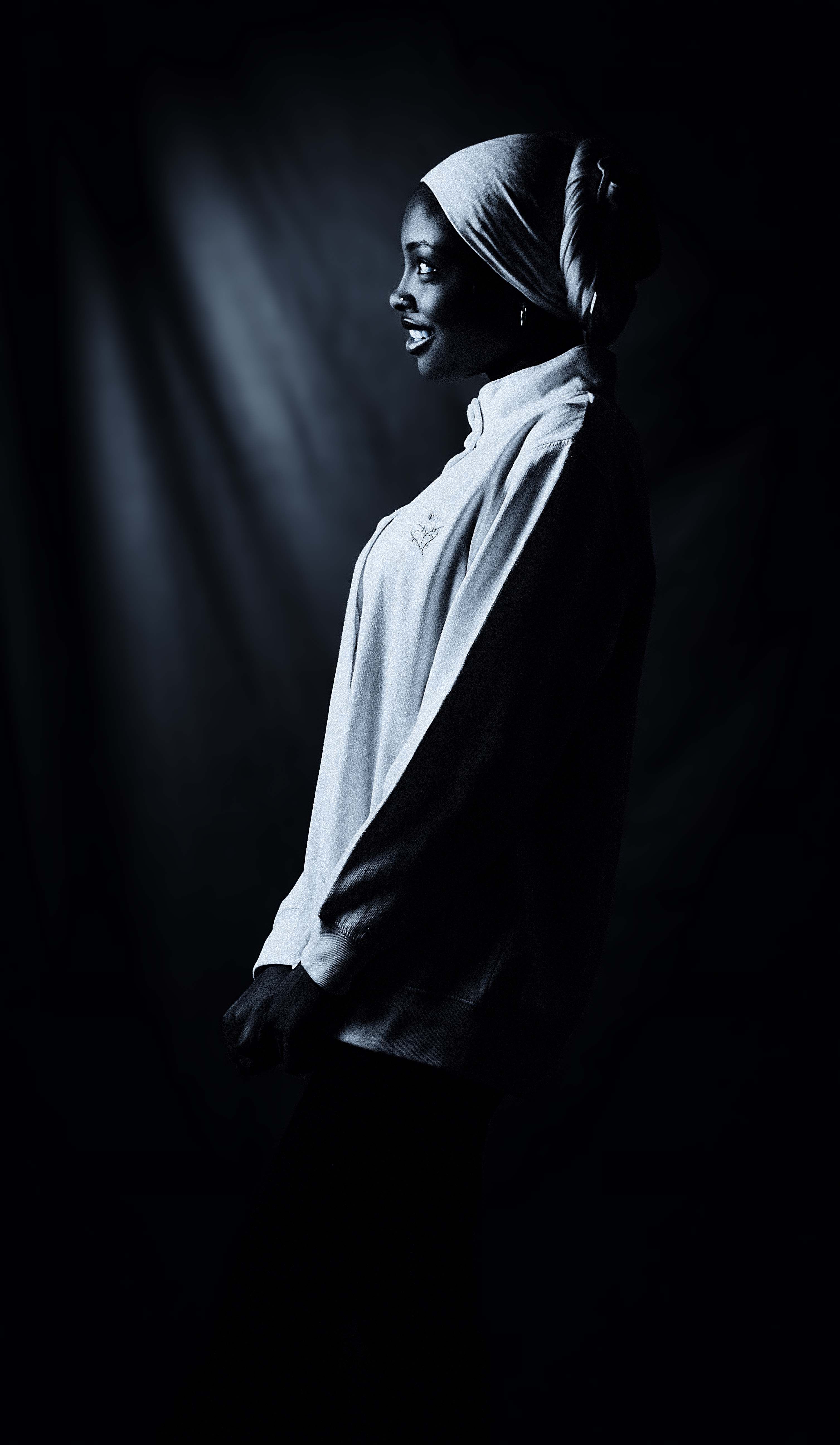 Elegant Profile Portrait of a Woman in Hijab · Free Stock Photo