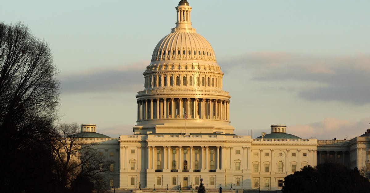 Photo by Krisztian Kormos View of the US Capitol Building in Washington D.C. during sunset, highlighting its iconic architecture.