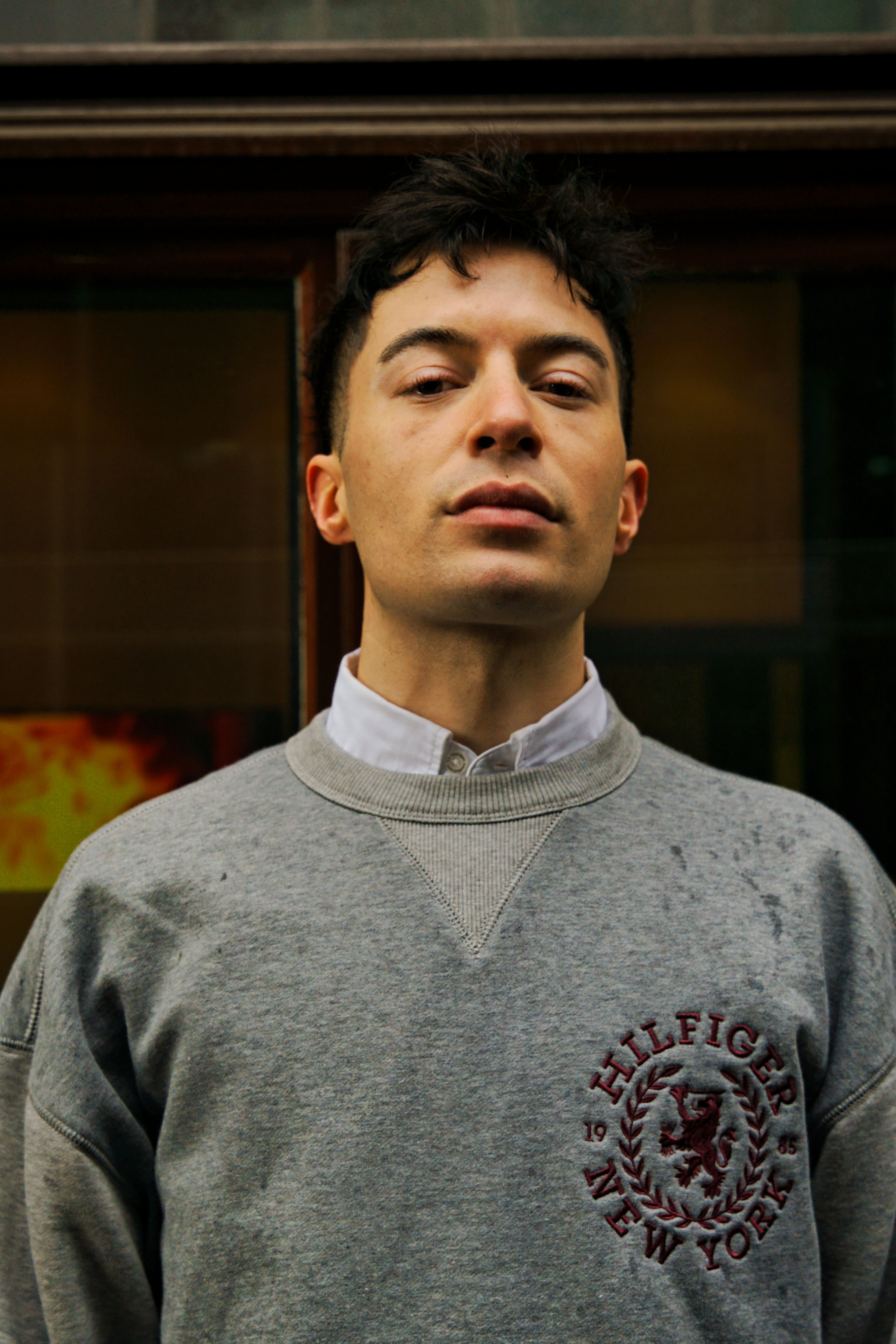 Portrait of a Man in Casual Outfit Outdoors