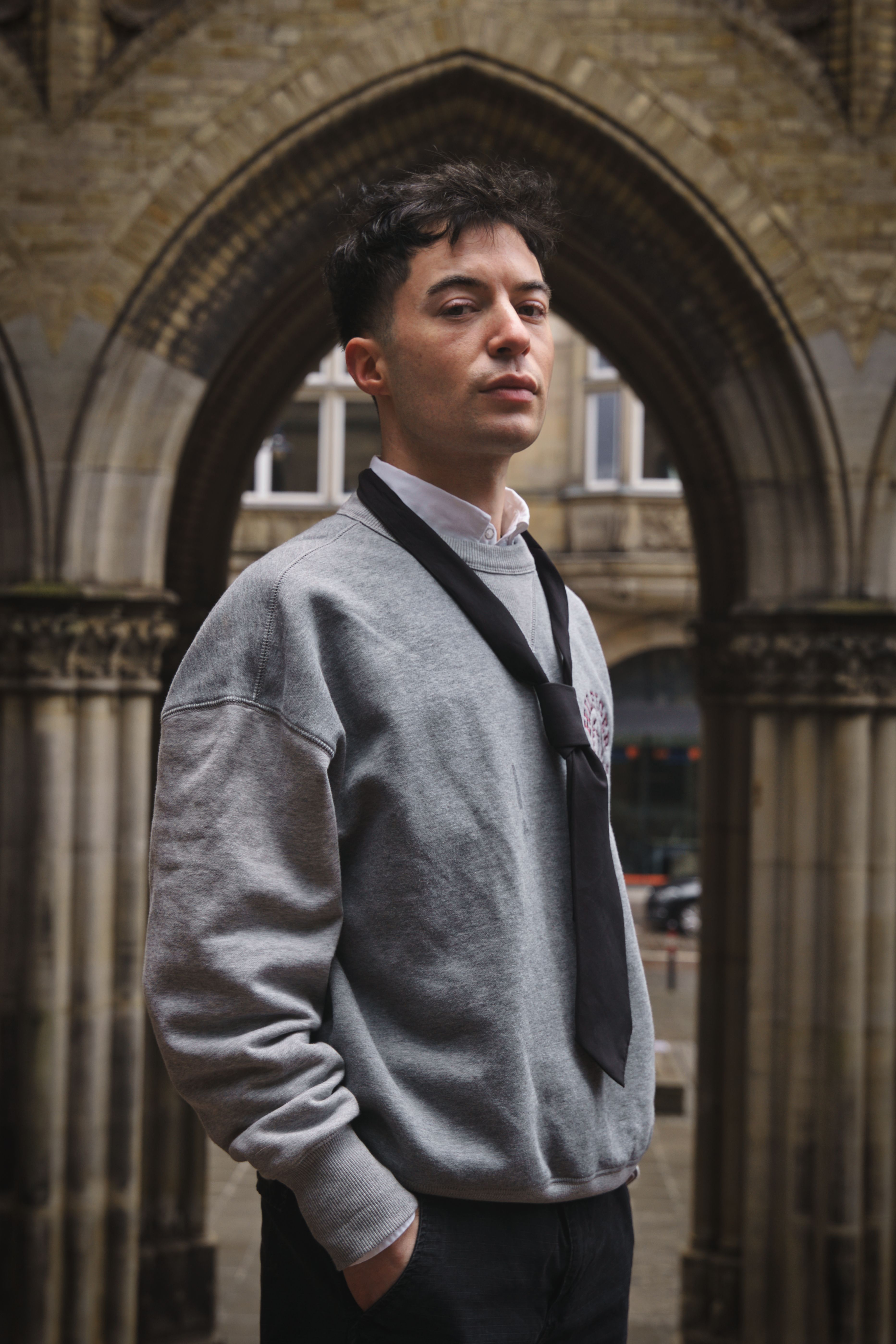Portrait of a Man in Front of Bremen Architecture · Free Stock Photo