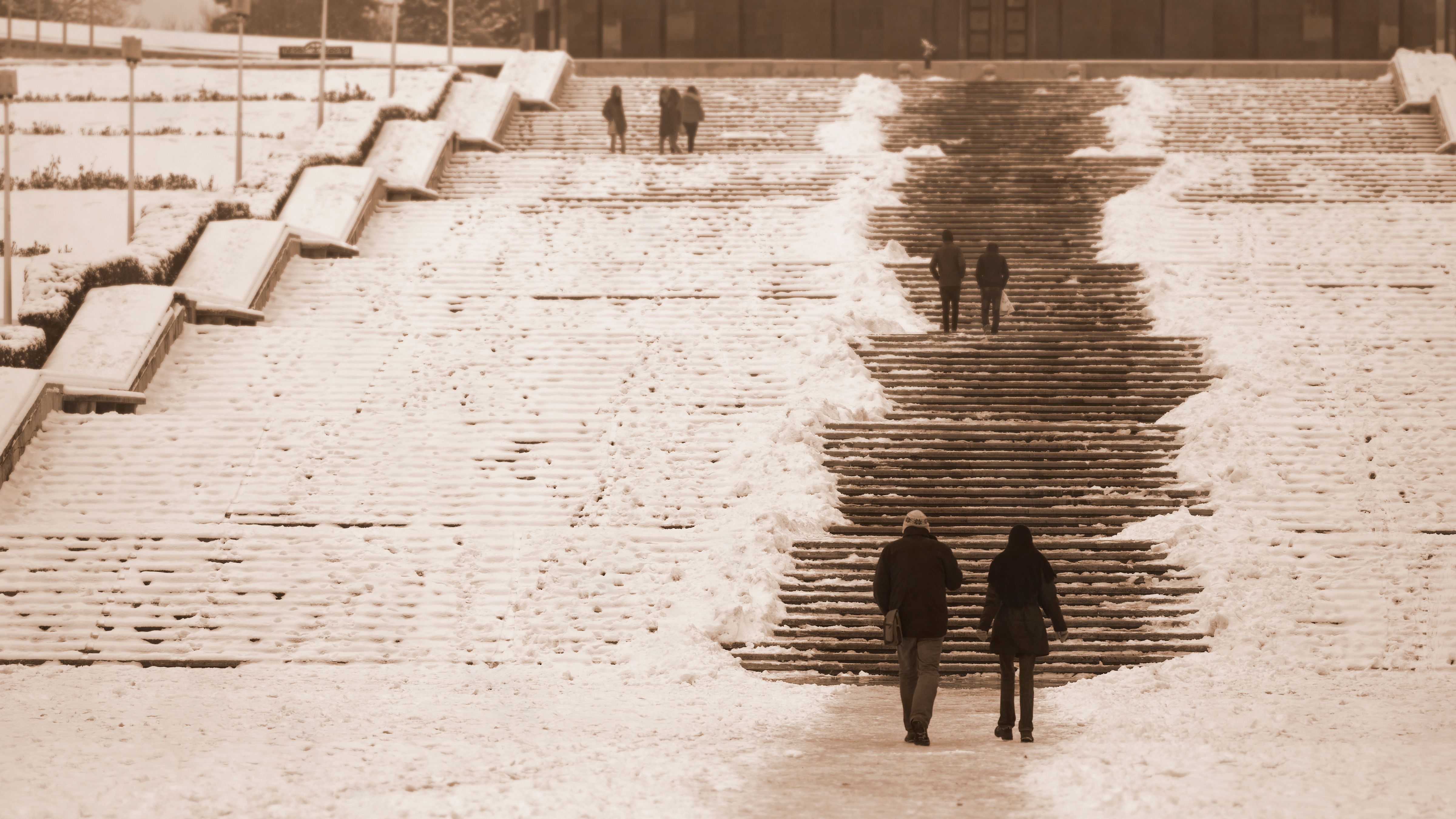 Gratis lagerfoto af folk, klatre, park, Sepia