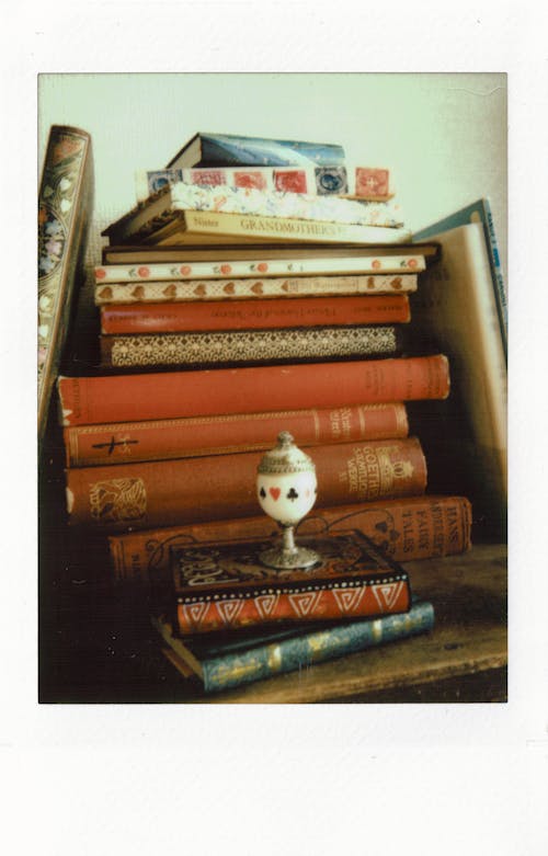 Free Pile of Books Stock Photo