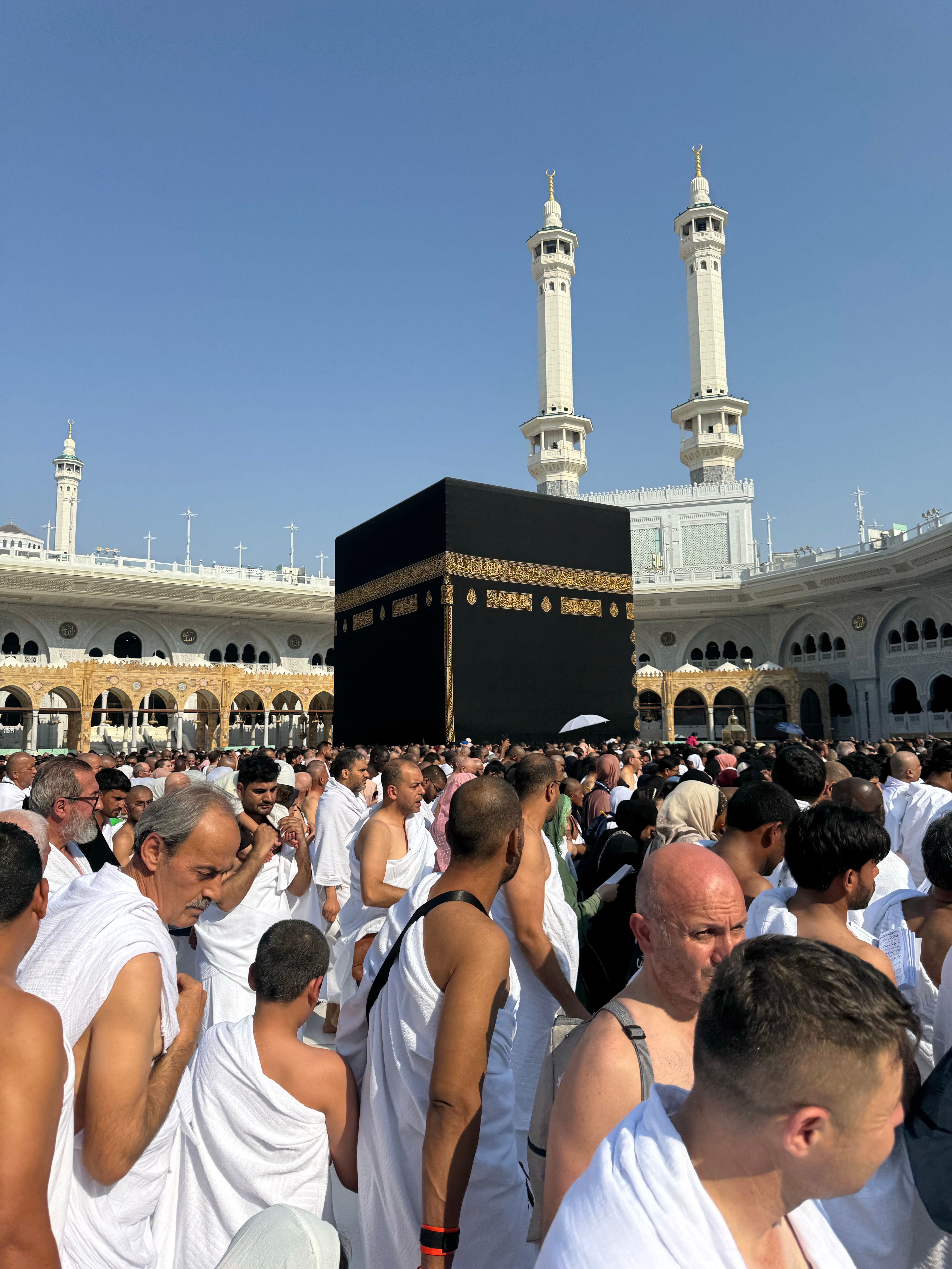 Pilgrims performing Tawaf