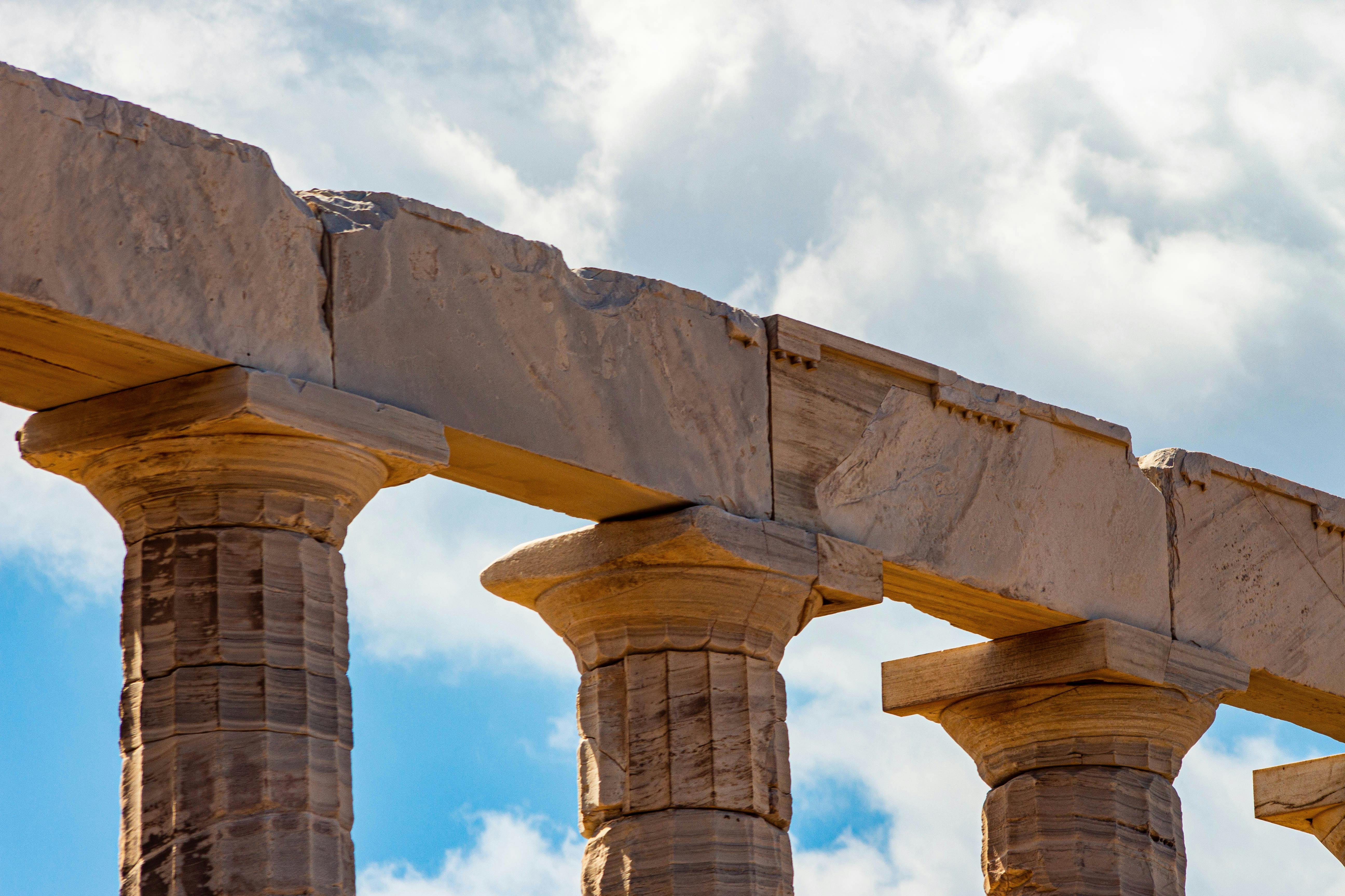 ancient ruins, cityscape, historical landmark