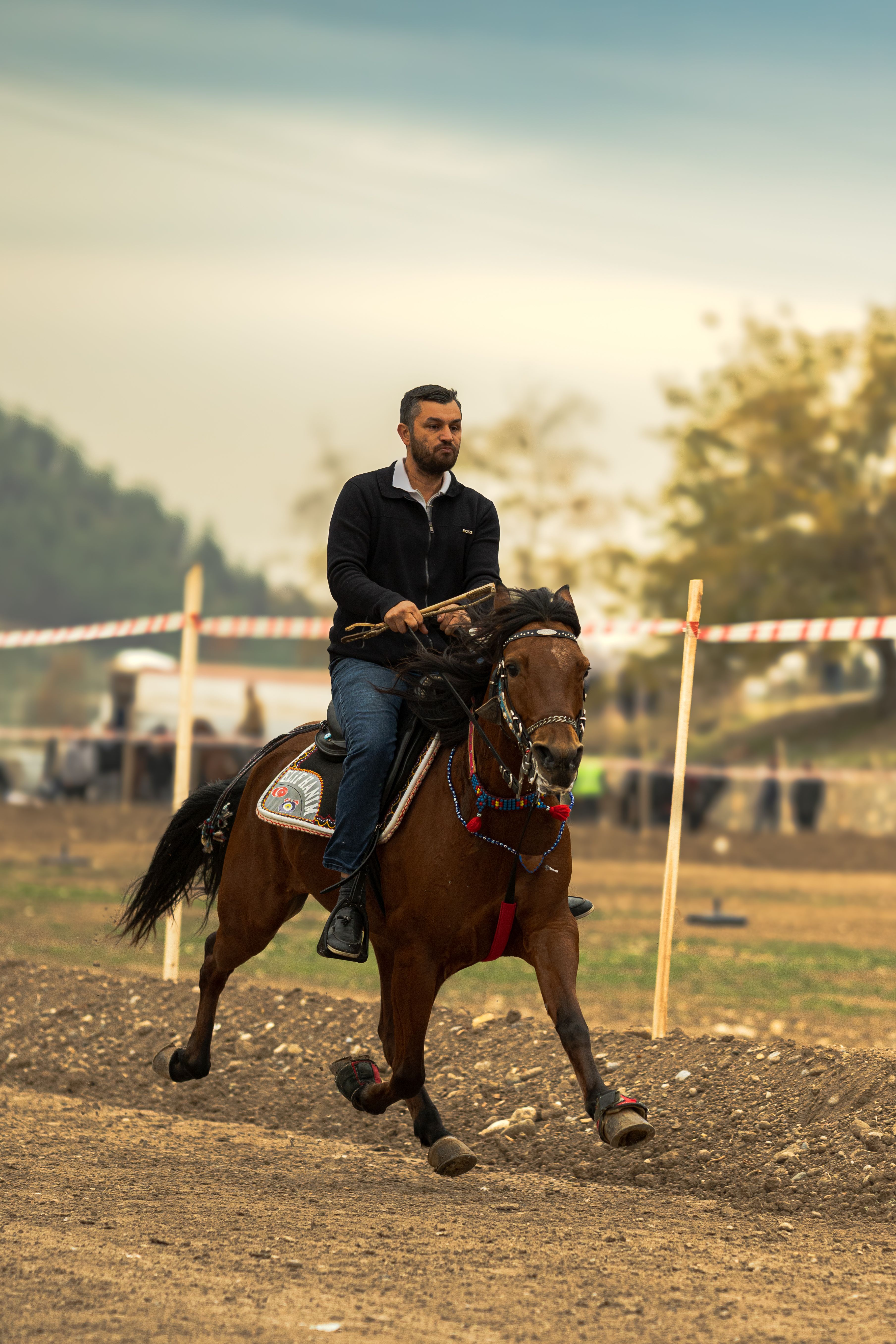 Man Riding Horse in Outdoor Setting, Adıyaman · Free Stock Photo