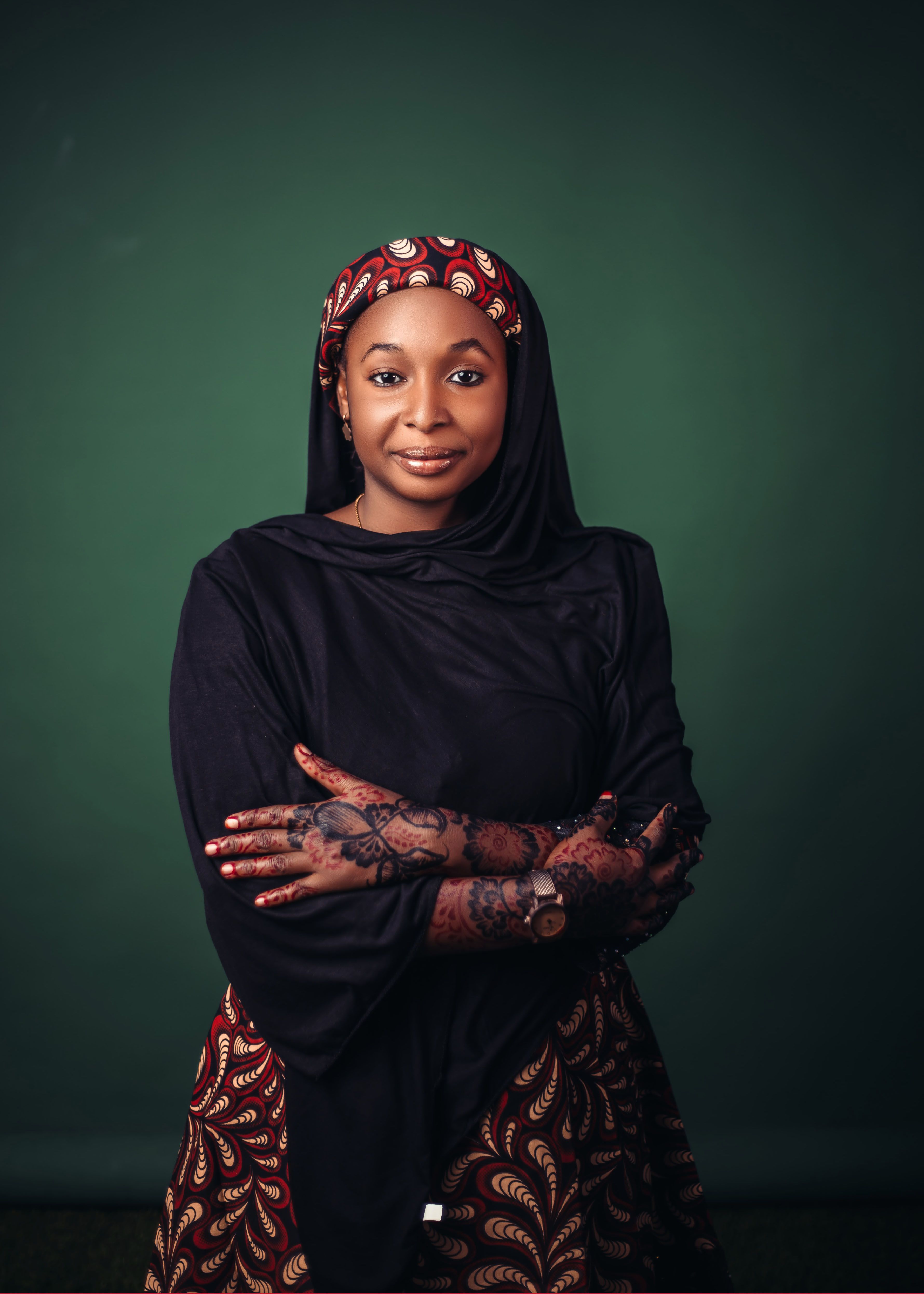 Elegant Woman in Traditional Hausa Attire · Free Stock Photo