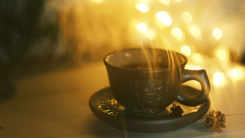 A warm cup of tea with soft light - a calm, unhurried moment