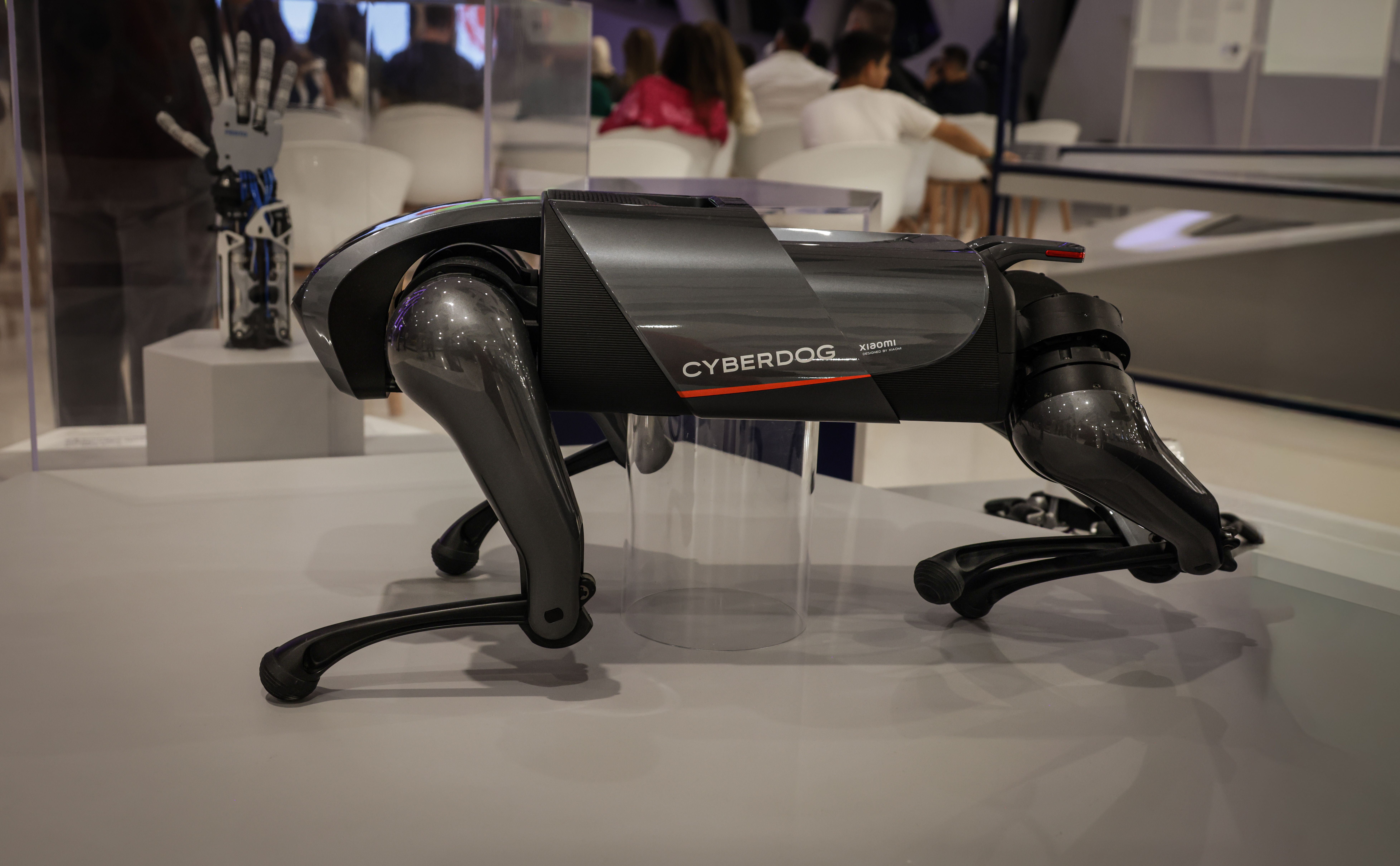 CyberDog robot dog exhibition display