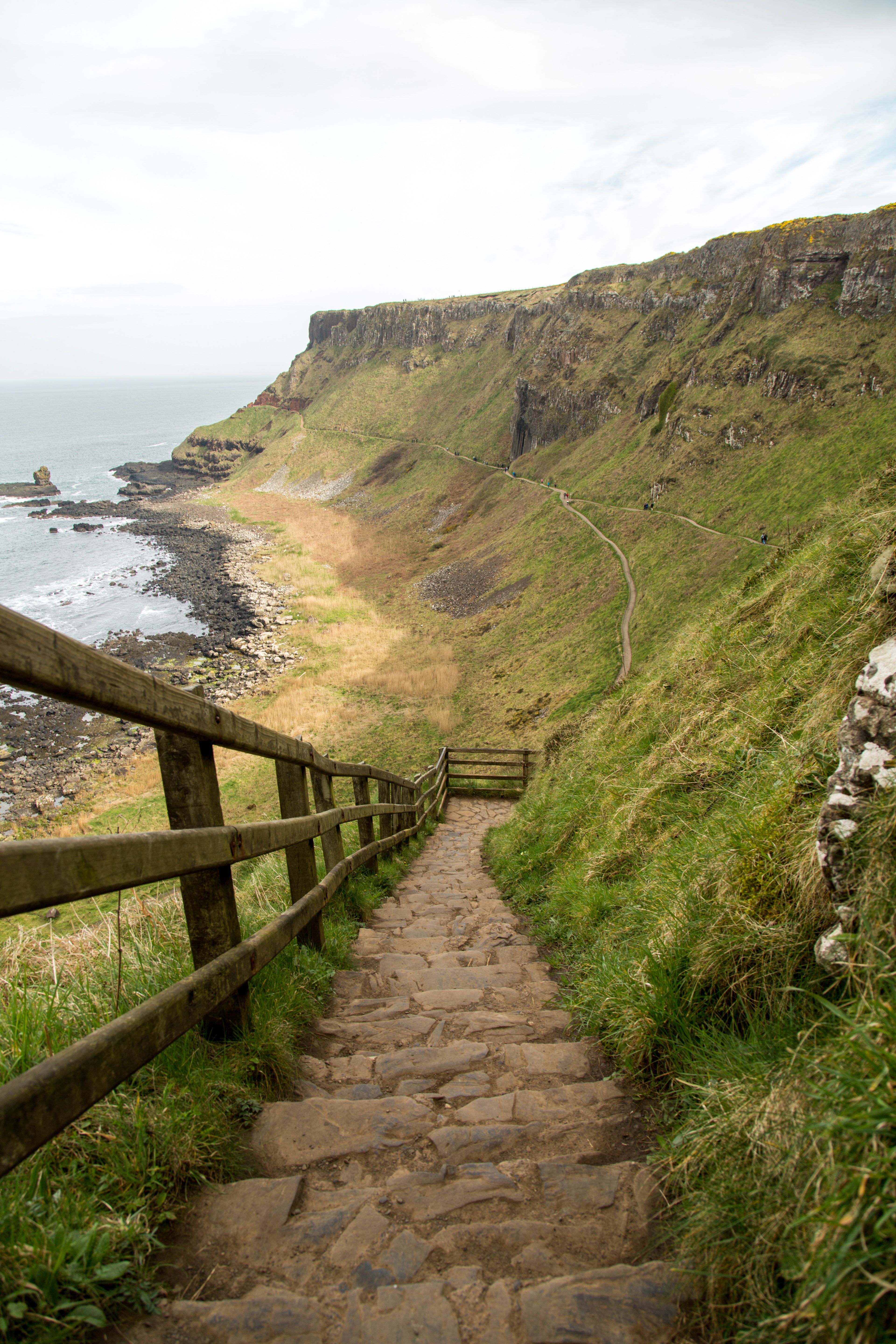 Scenic Coastal Path at Giant's Causeway, Ireland · Free Stock Photo