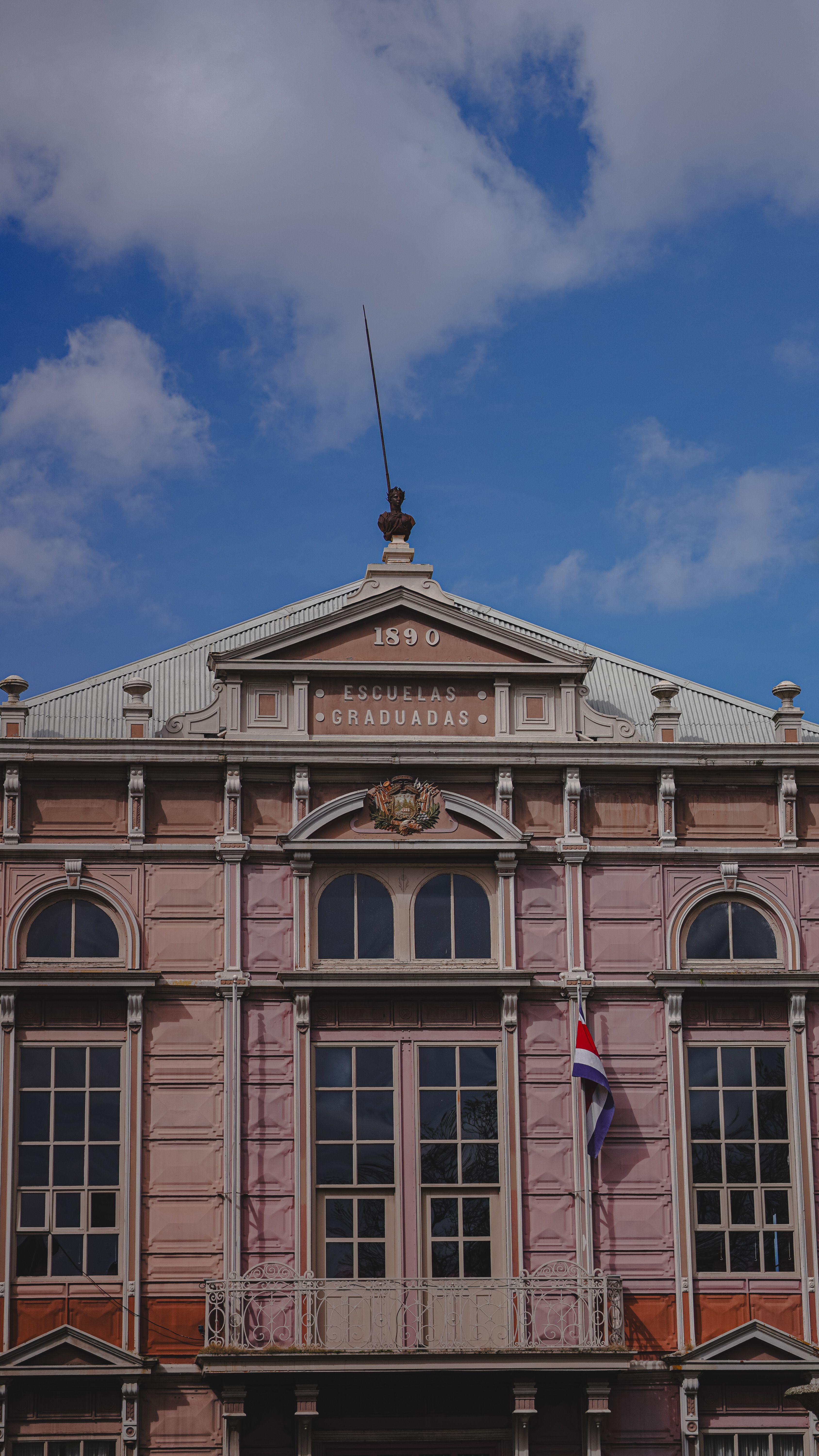 Historic 1890 building San José, Costa Rica capital architecture