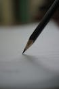 Close-up of Pencil Writing on Paper