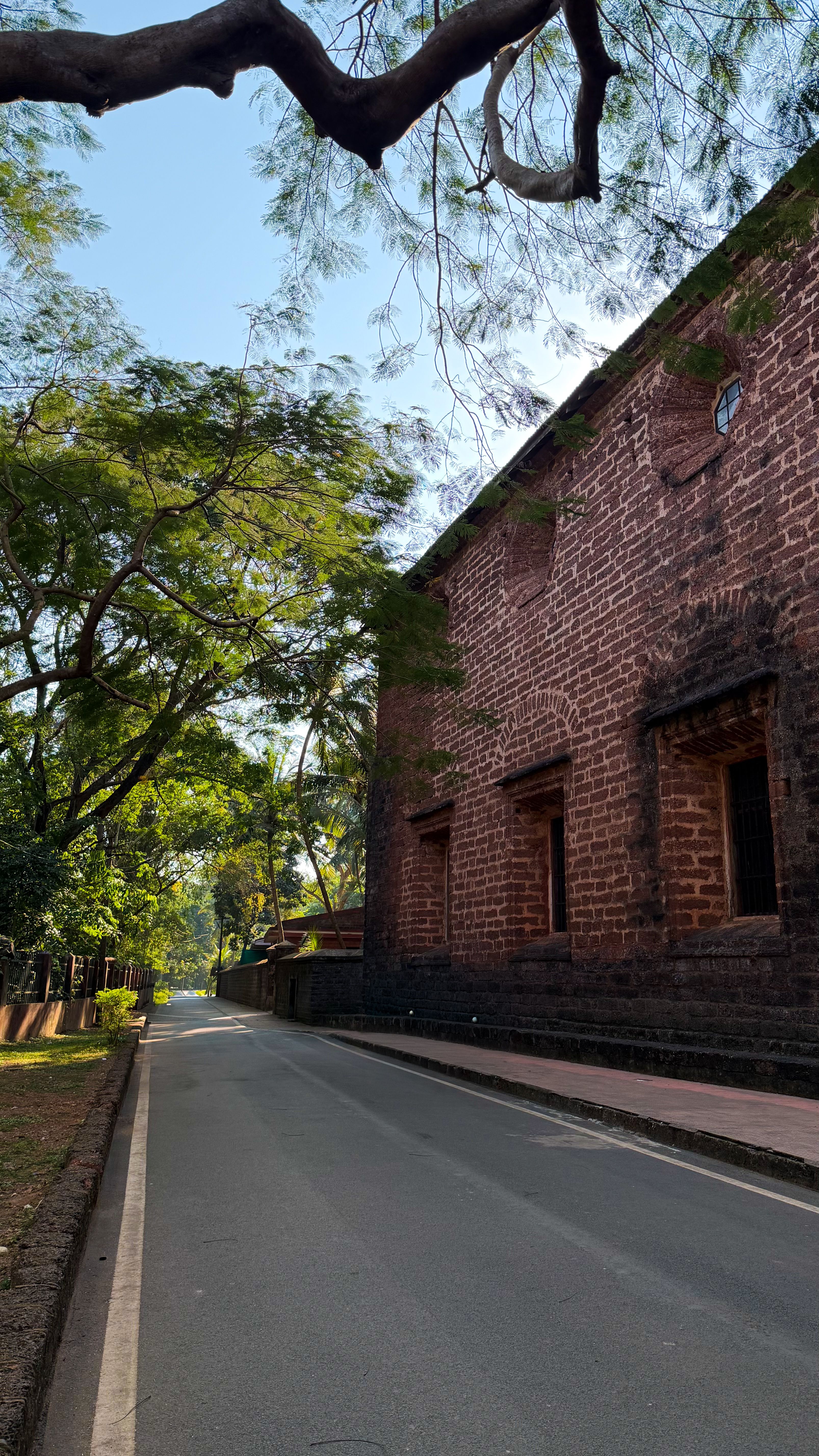 Historic Church Street View in Goa, India
