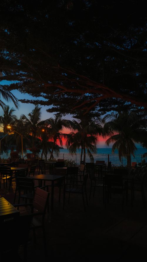 Free Sunset from Tanjung Bungah Seaside  Stock Photo