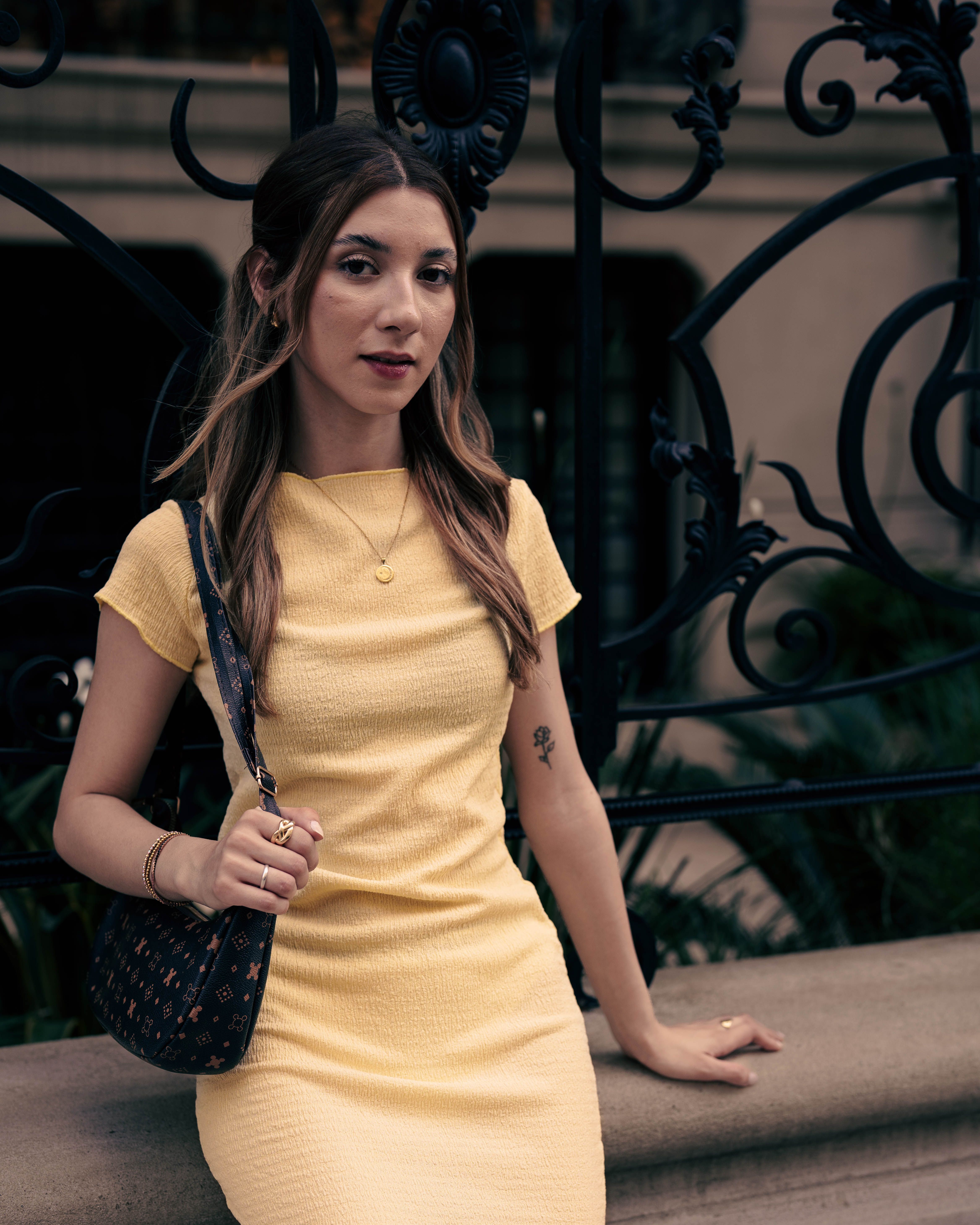 Vestido Midi Canelado