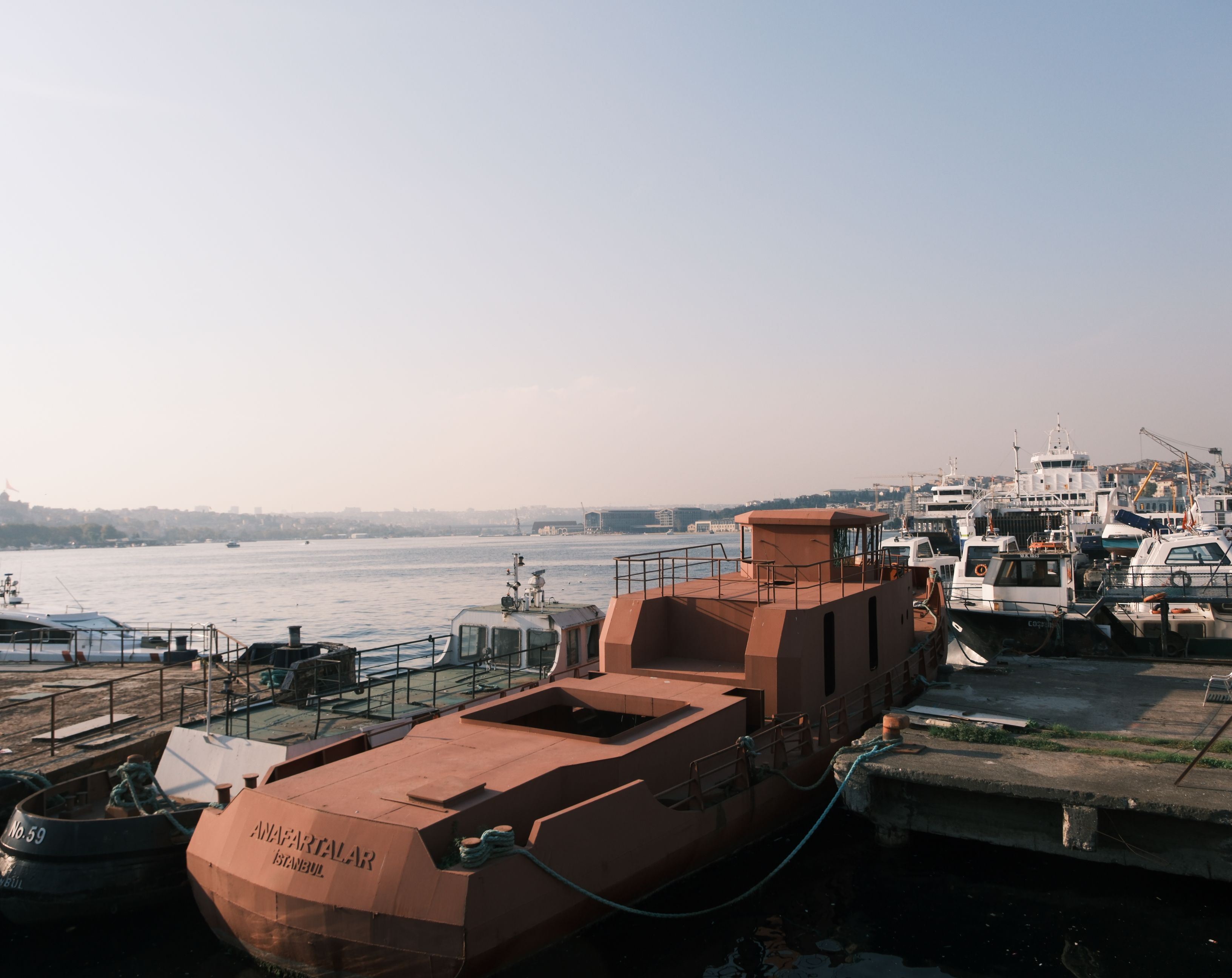 Docked Boats at a Harbor on a Clear Day · Free Stock Photo