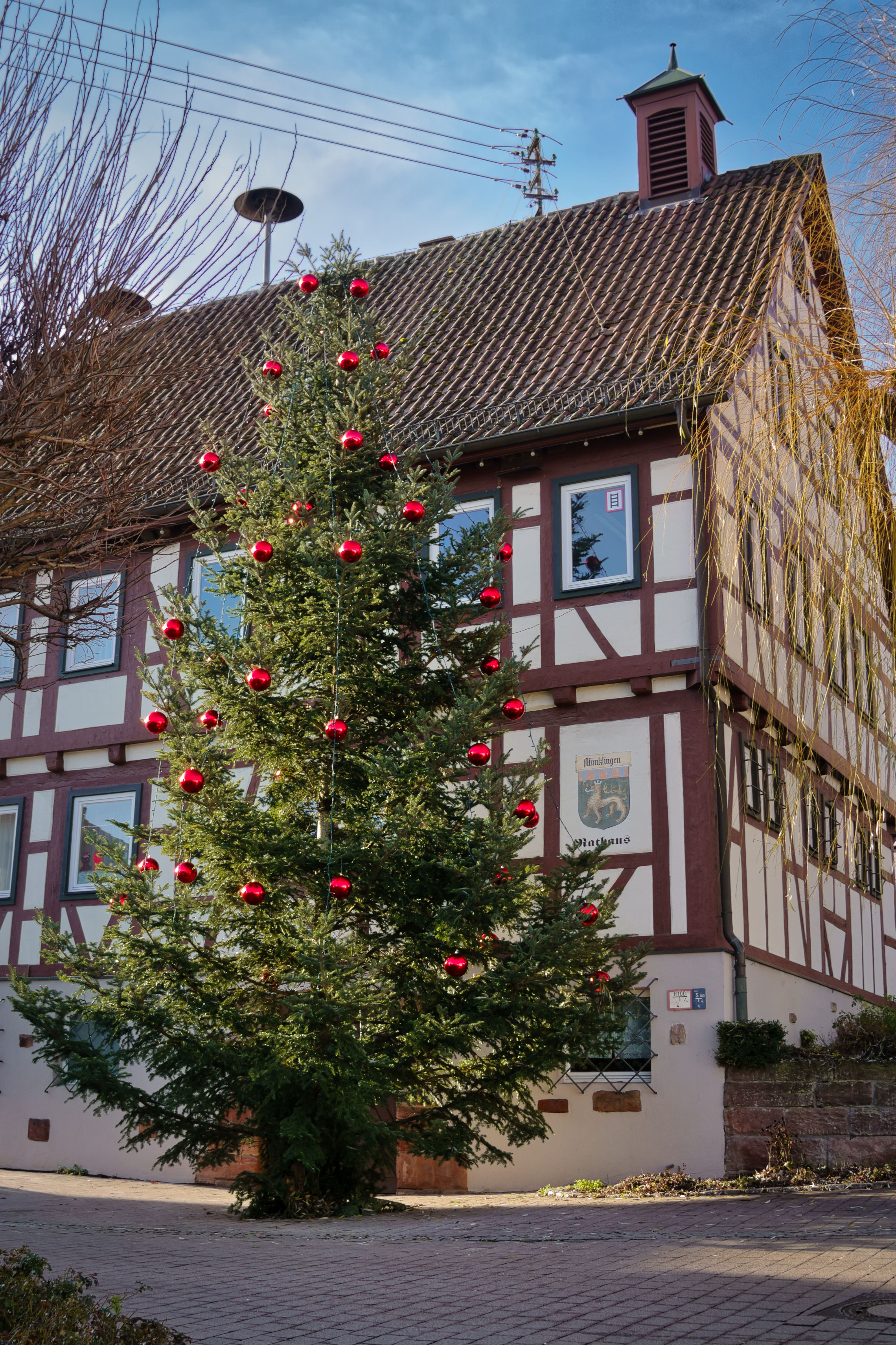 Foto de stock gratuita sobre adornos de navidad, adornos rojos, al aire ...