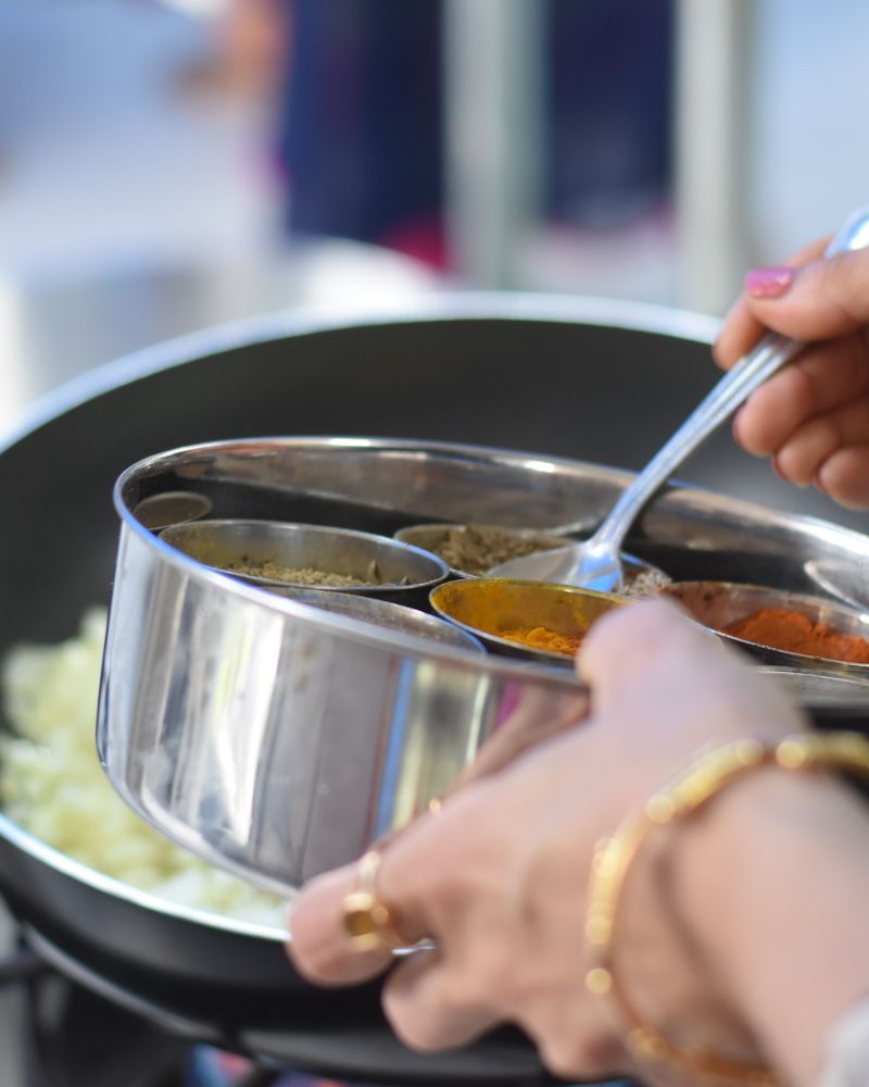 Indian food preparation