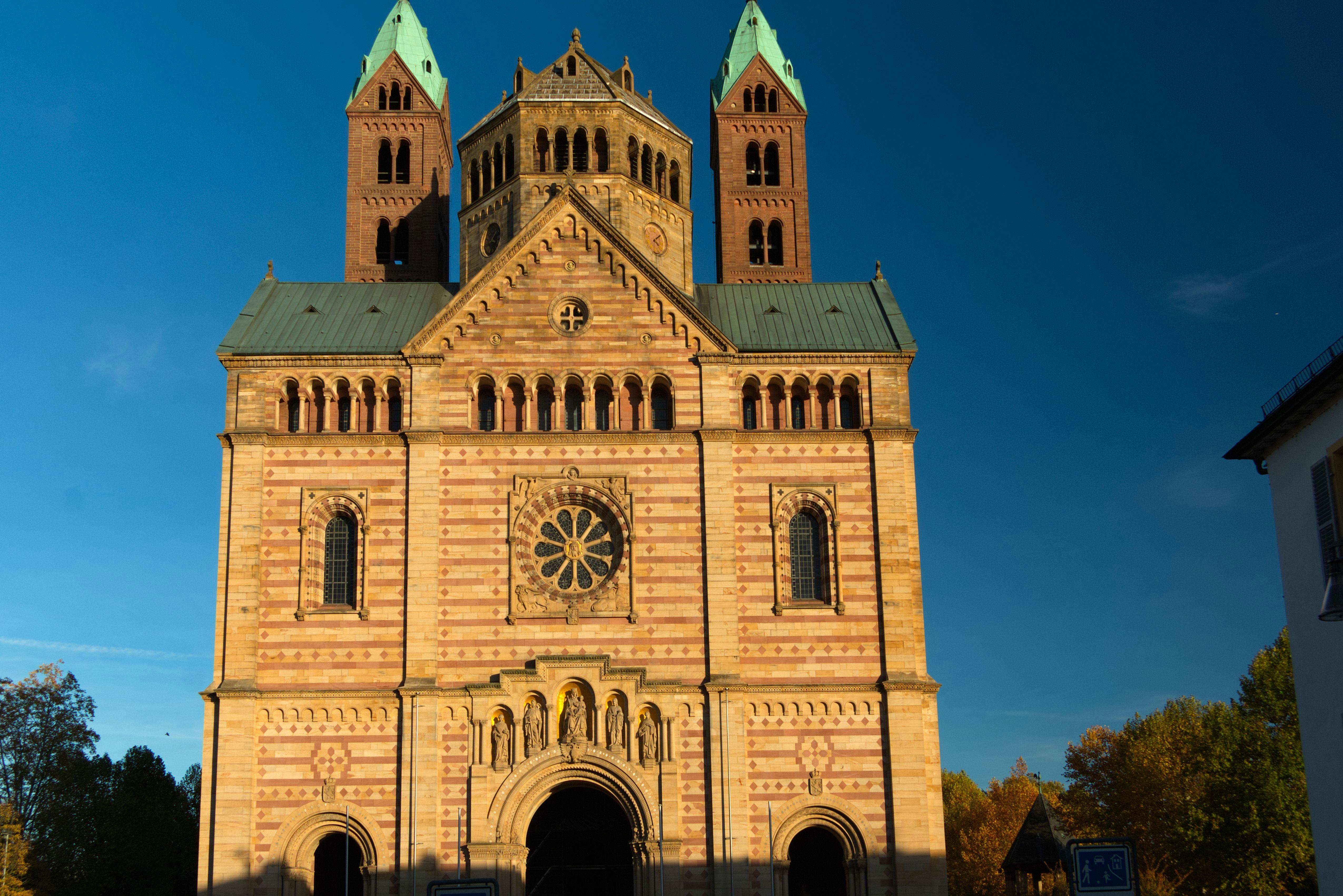 Dom Zu Speyer Vom Rhein