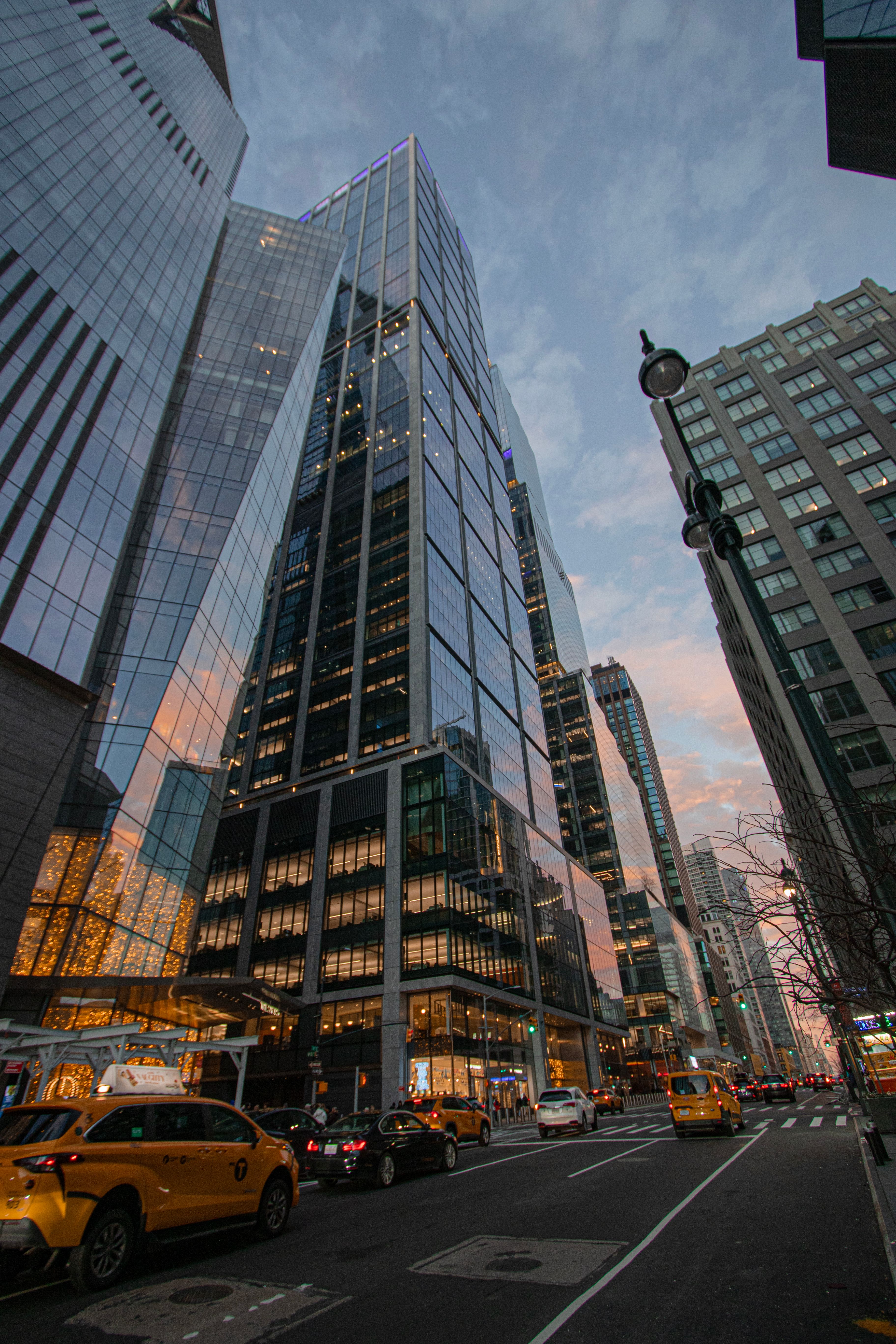 Skyscrapers at Sunset in New York City · Free Stock Photo