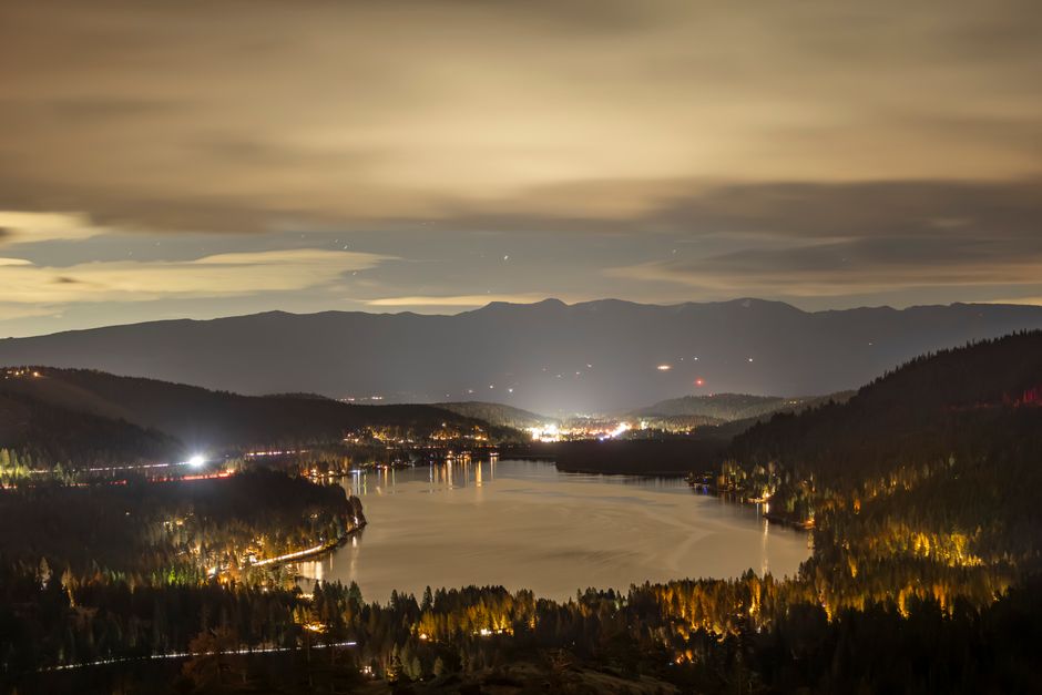 Free stock photo of aurora borealis, california, donner lake