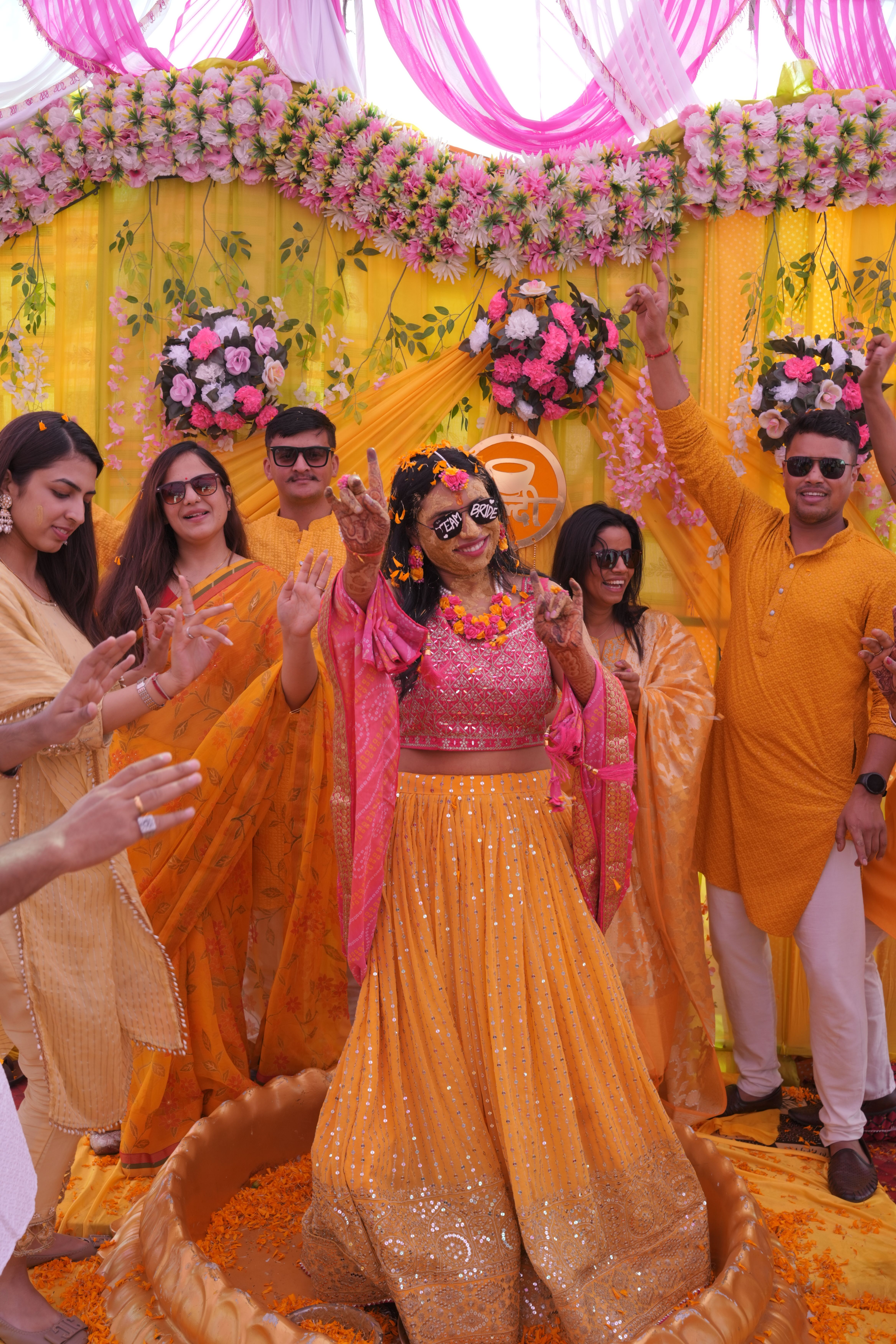 Haldi Special Yellow Lehenga