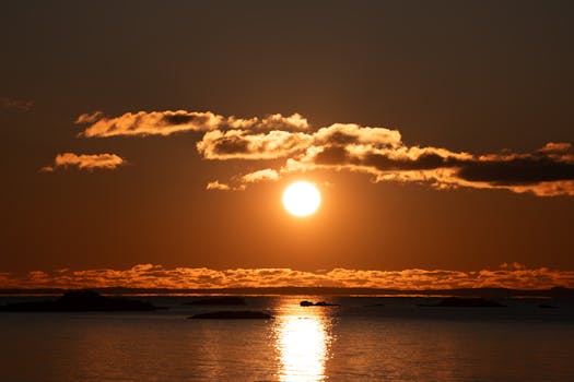 Captivating winter sunrise over Cove Island Park in Stamford, Connecticut.
