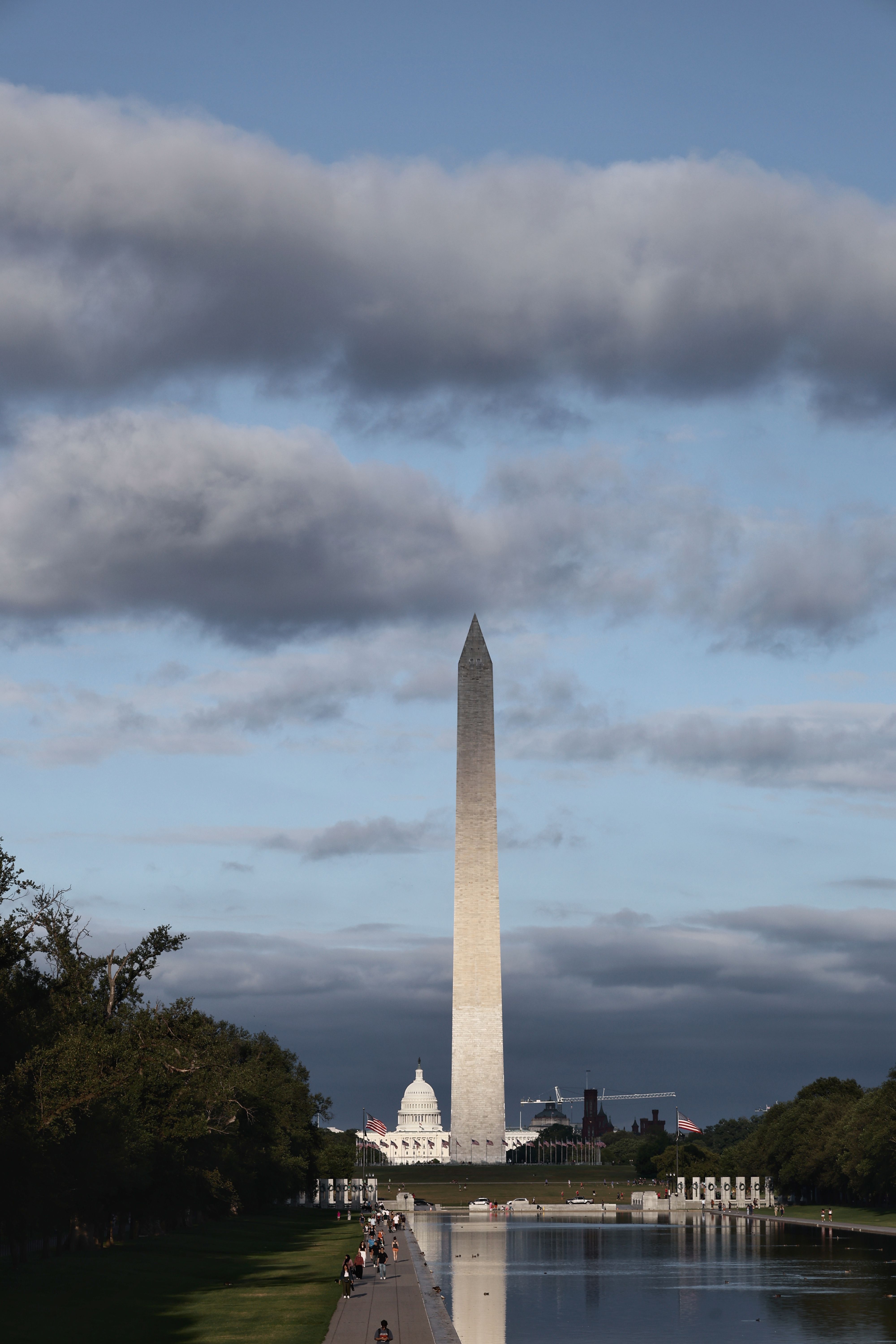 Trump oznámil „trvalú opravu“ Reflecting Pool pred Dňom nezávislosti